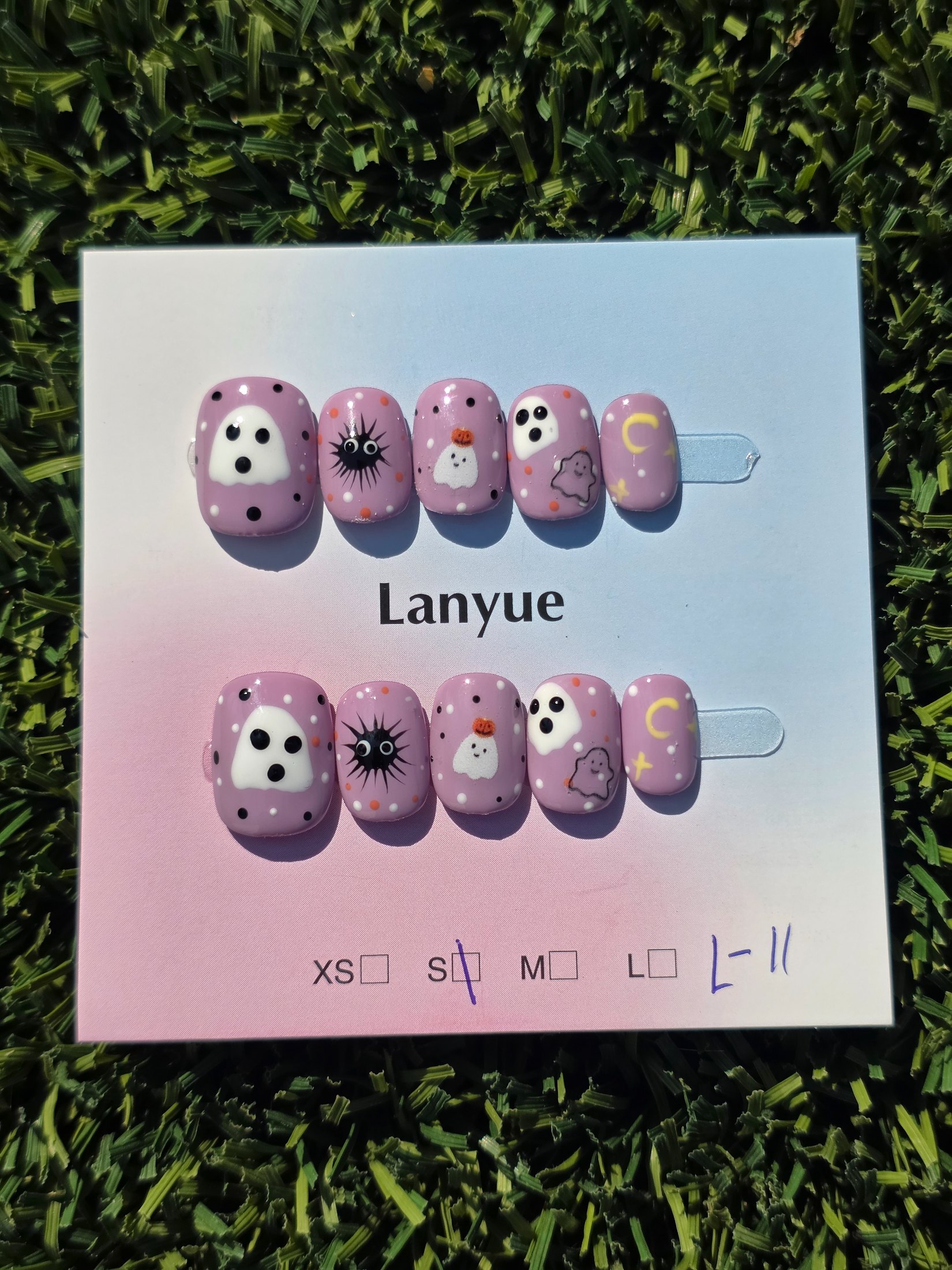 Halloween Press-On Nails - Size S