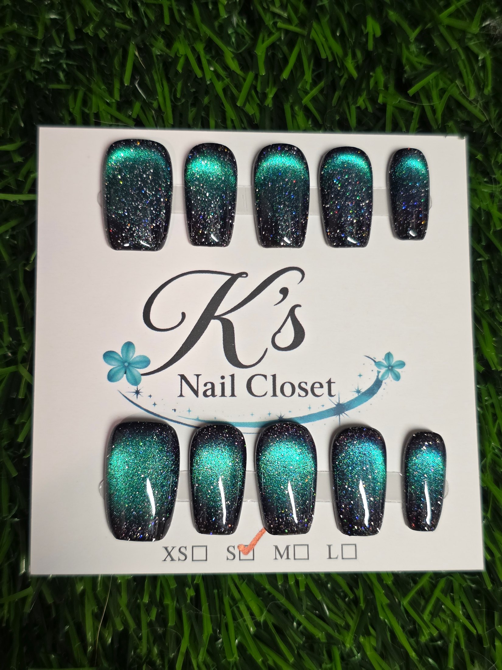 Coffin Press-On Nails - Size S