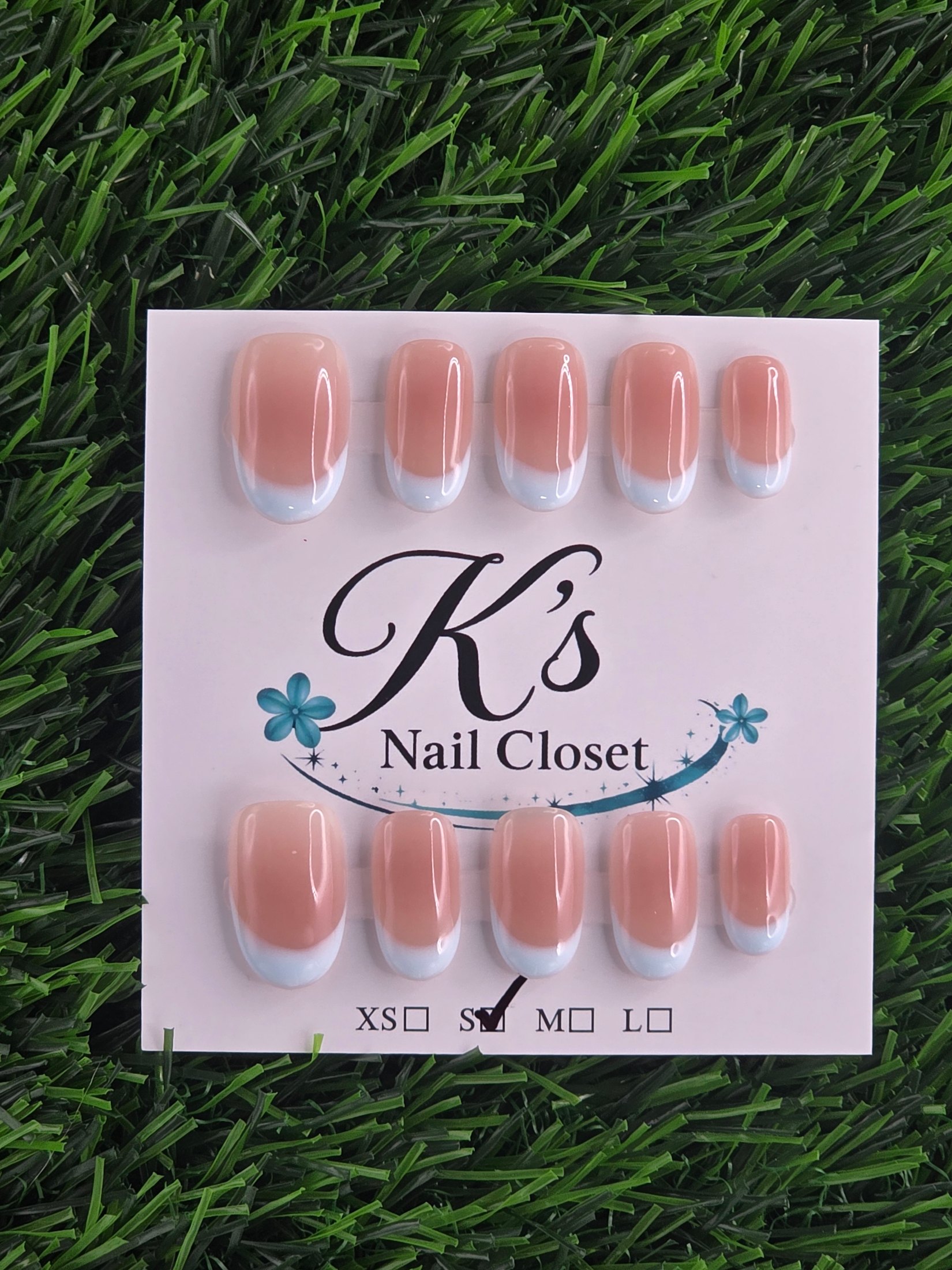 Oval Press-On Nails - Size S