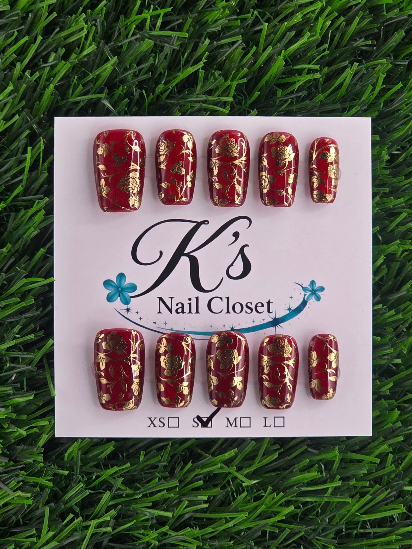 Coffin Press-On Nails - Size S