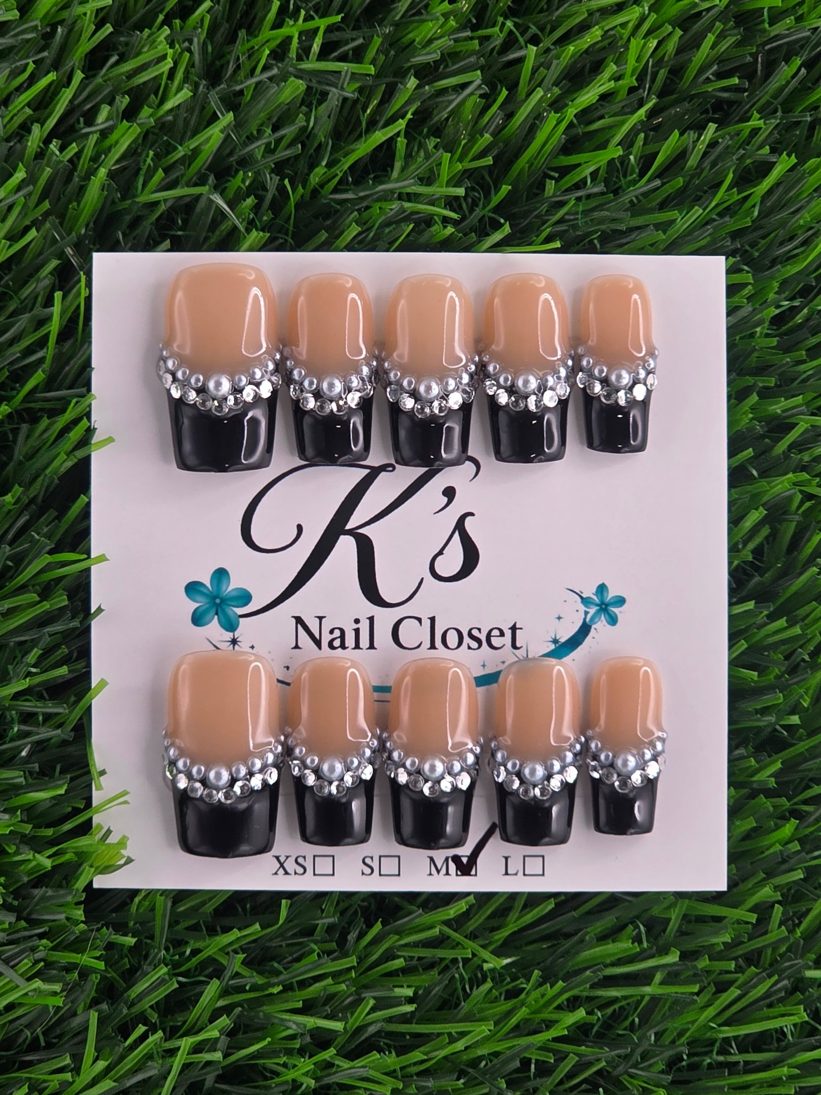 Coffin Press-On Nails - Size M