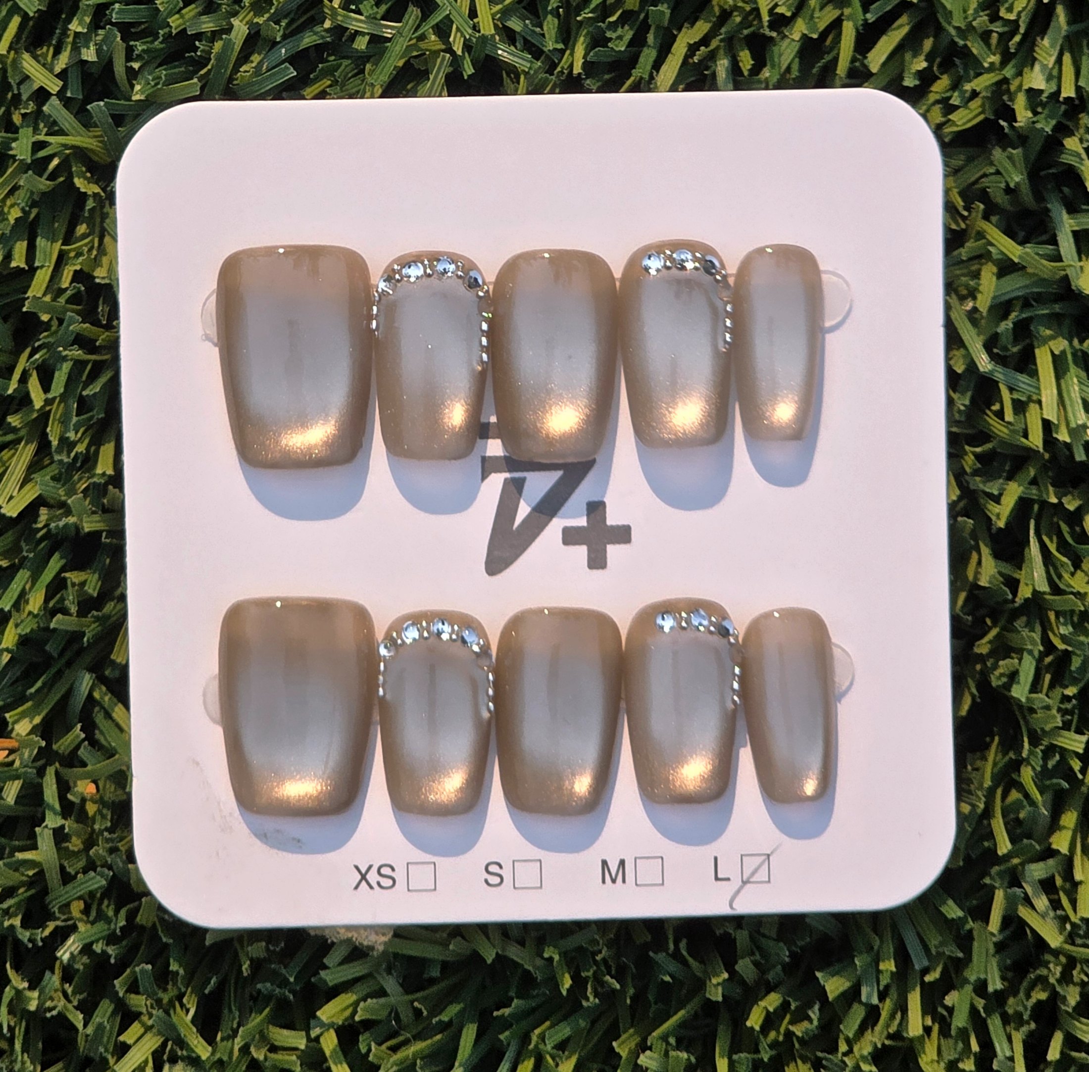 Cateye Press-On Nails - Size L