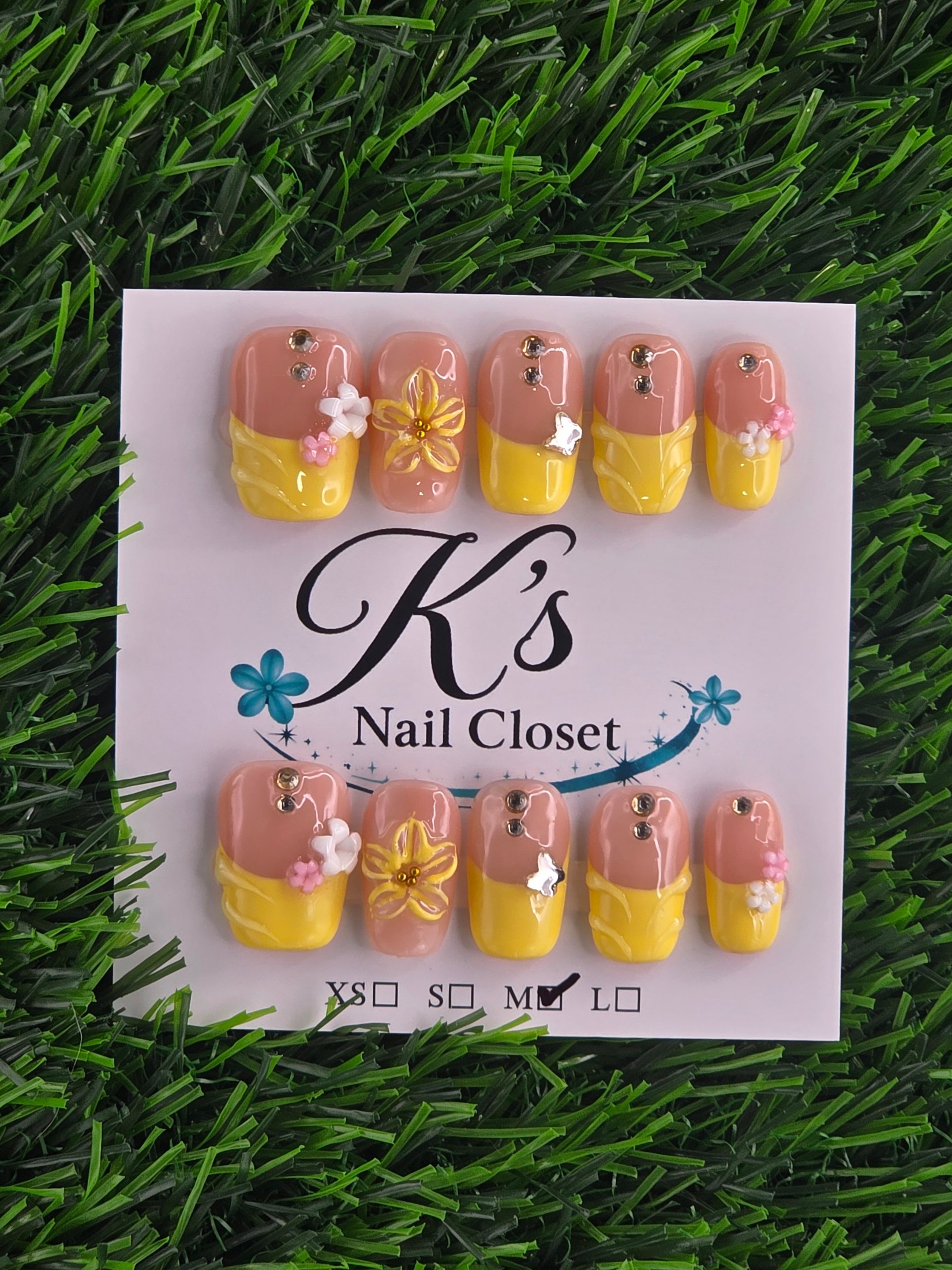 Coffin Press-On Nails - Size M