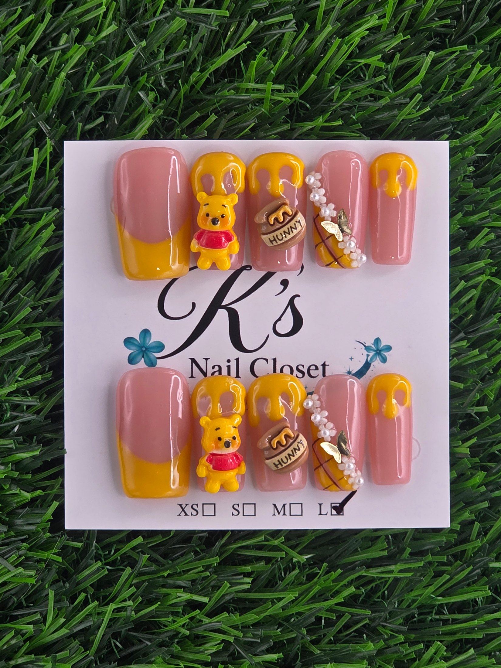 Coffin Press-On Nails - Size L