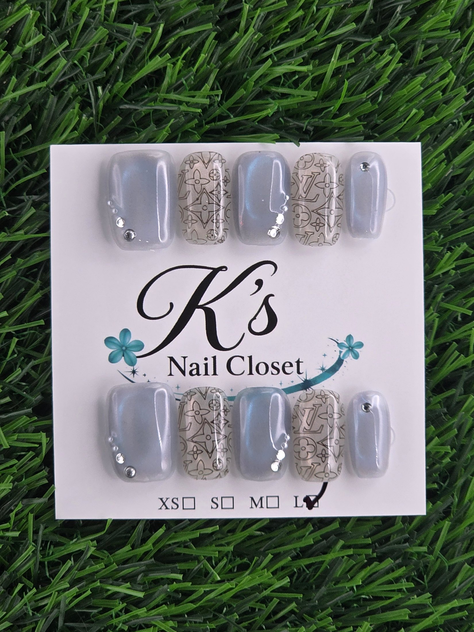 Square Press-On Nails - Size S, L