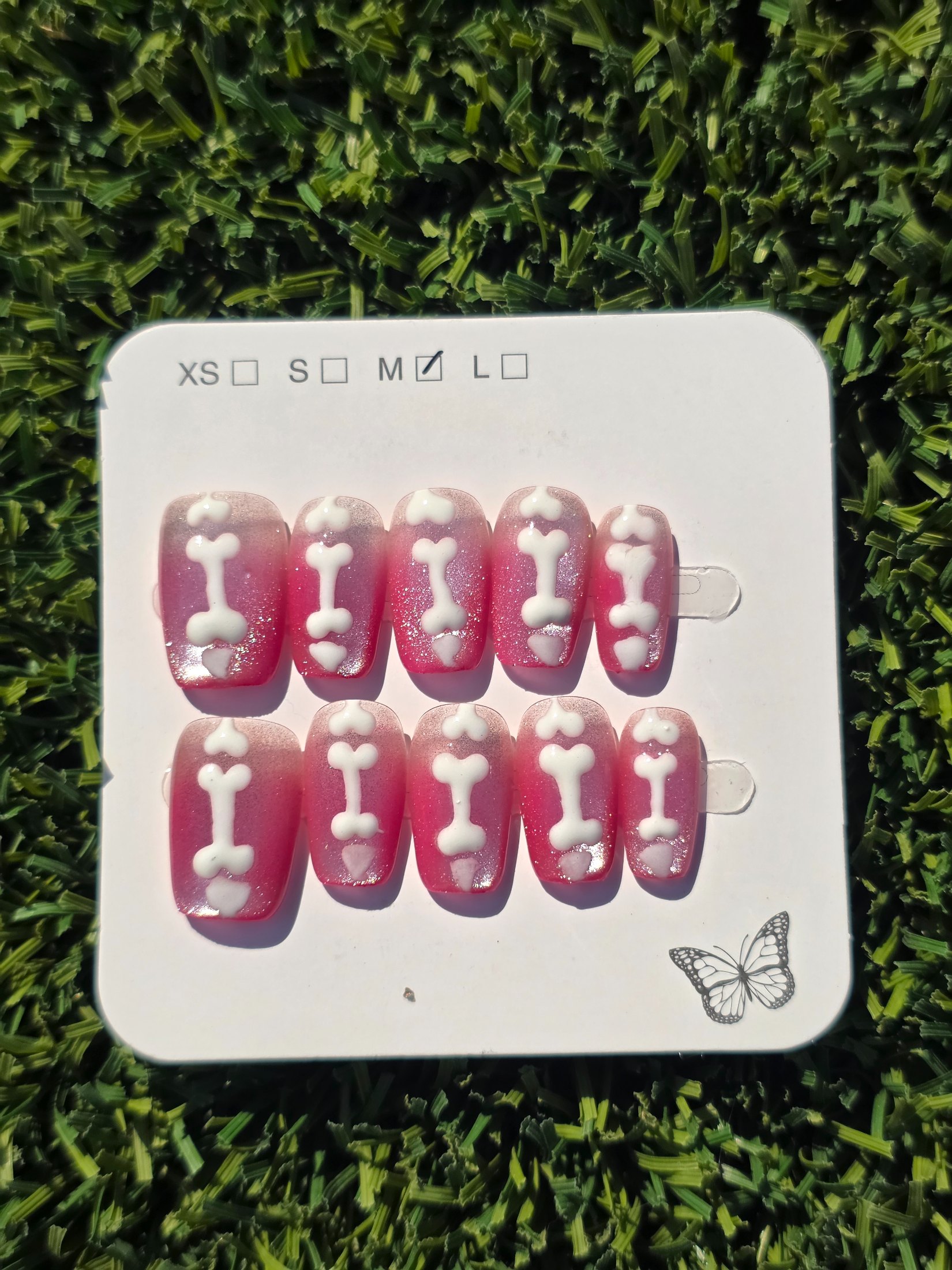 Halloween Press-On Nails - Size M
