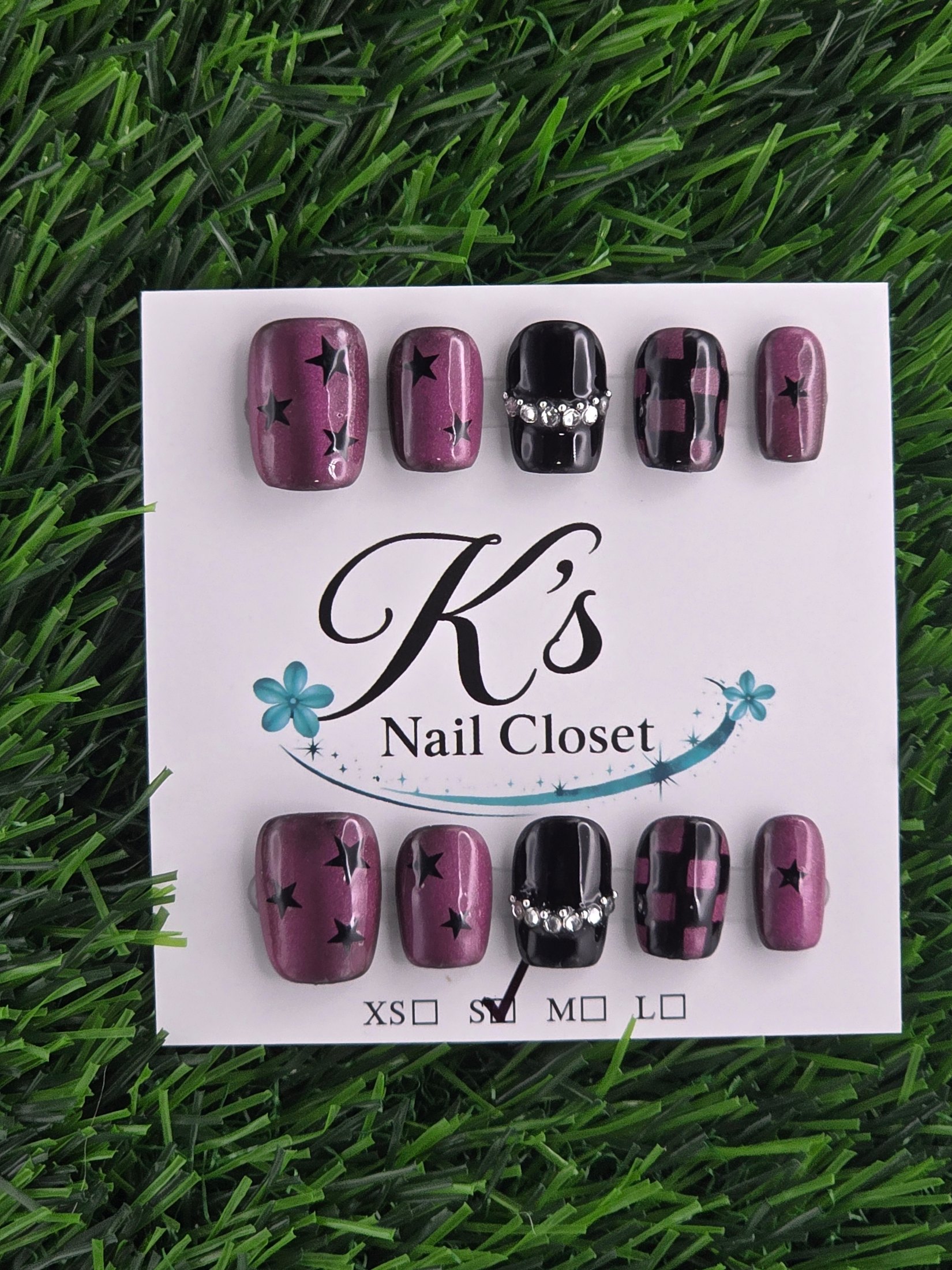 Coffin Press-On Nails - Size S