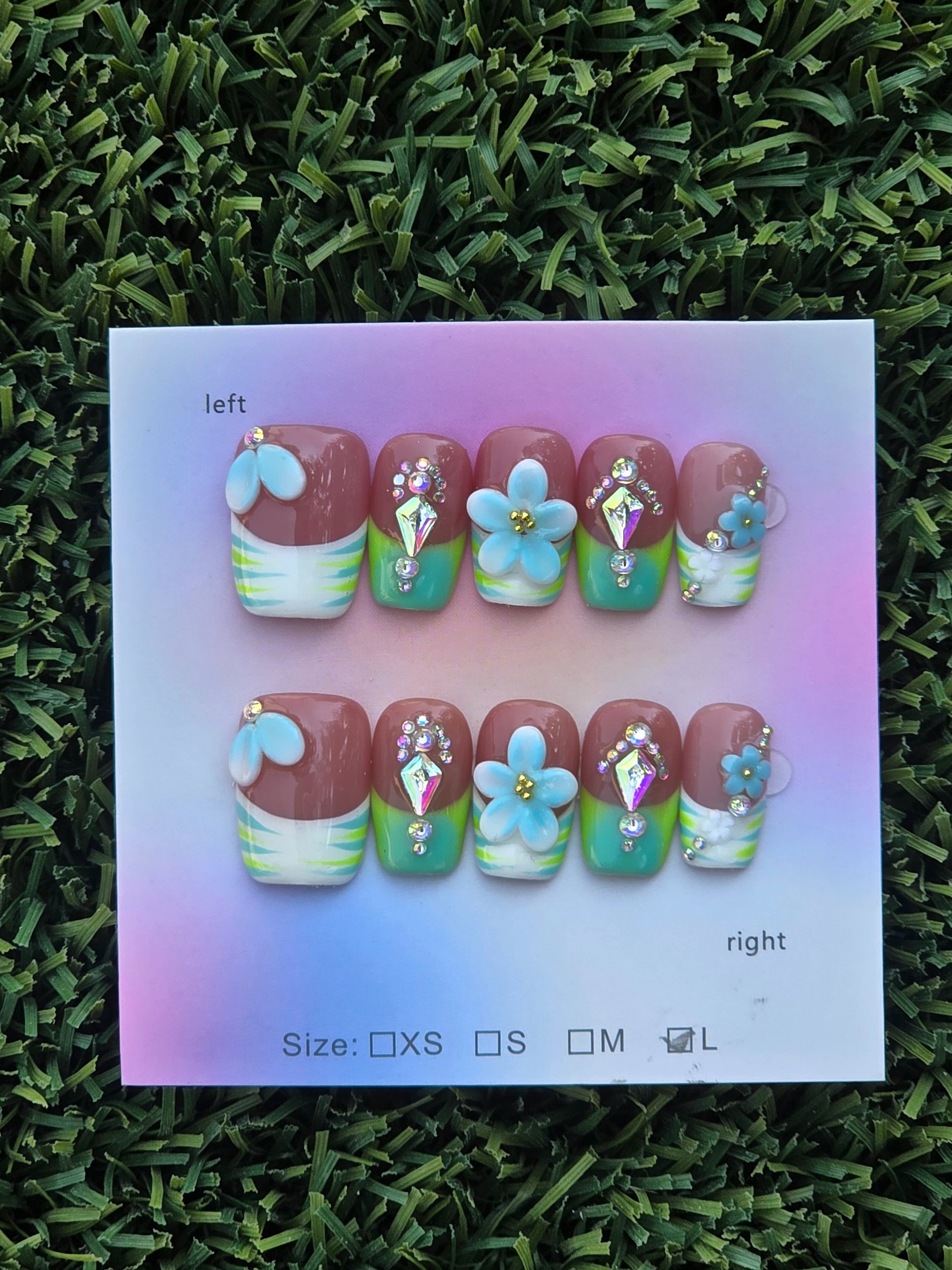 Bidi Press-On Nails - Size L