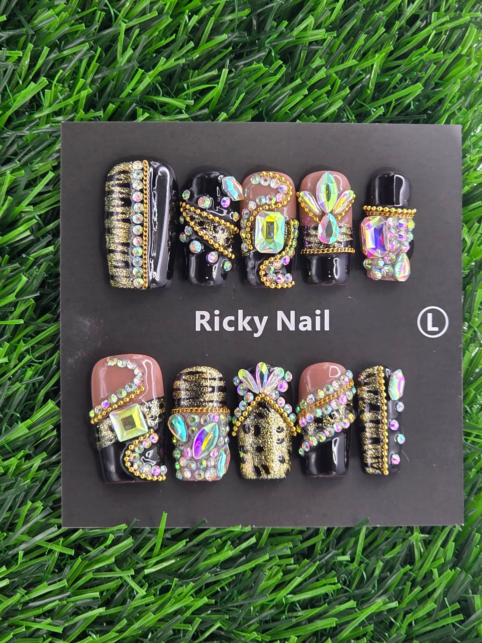 Square Press-On Nails - Size L