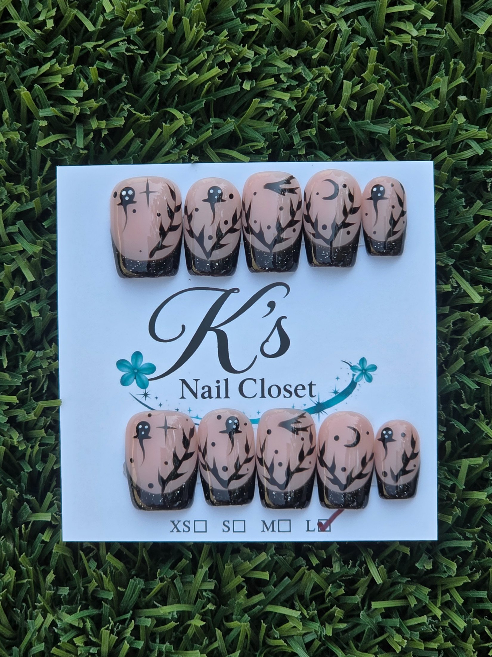 Halloween Press-On Nails - Size L