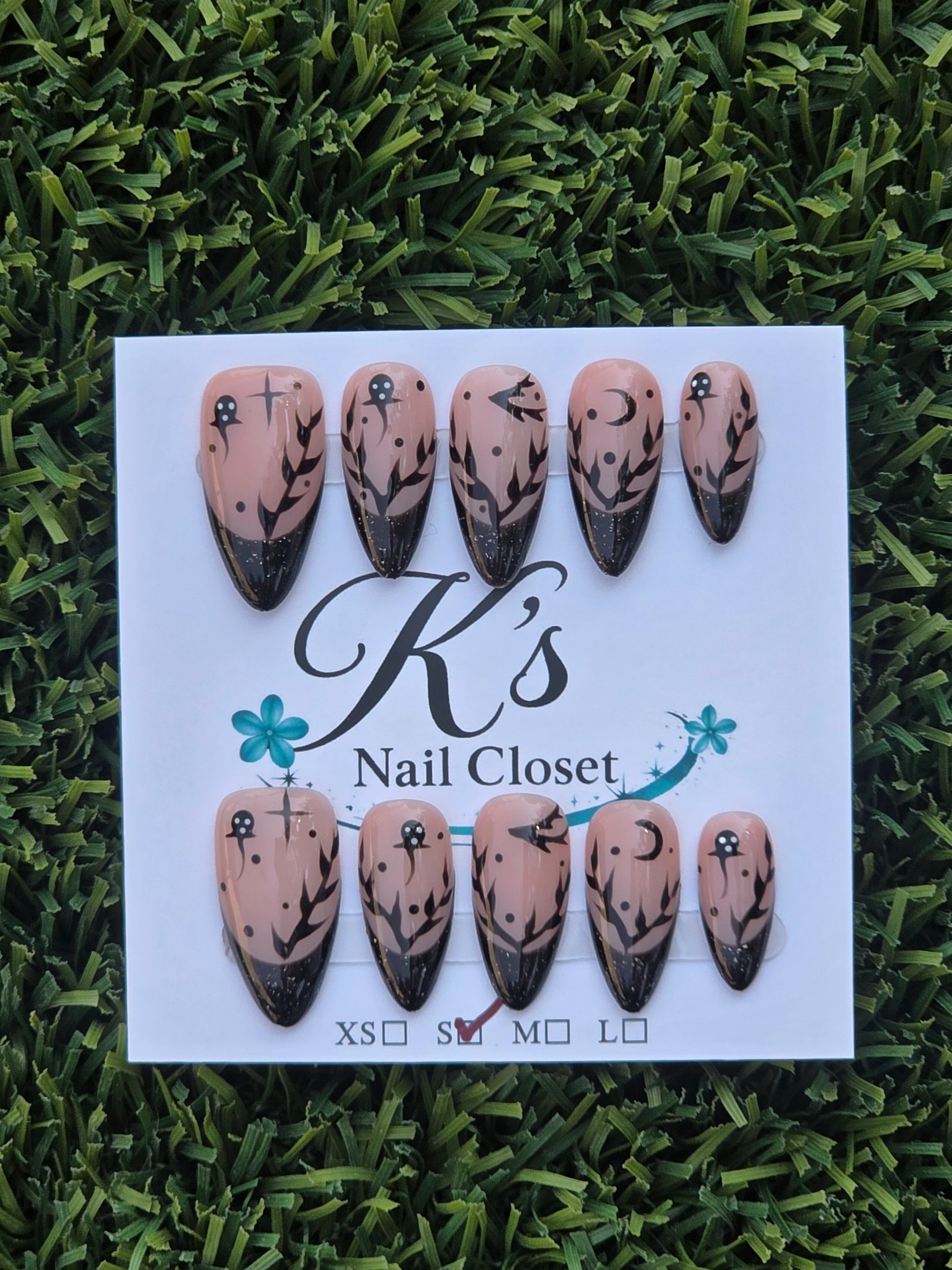 Halloween Press-On Nails - Size S