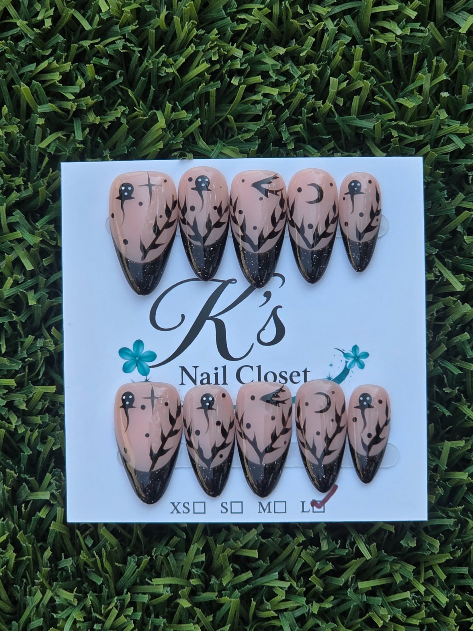 Halloween Press-On Nails - Size L