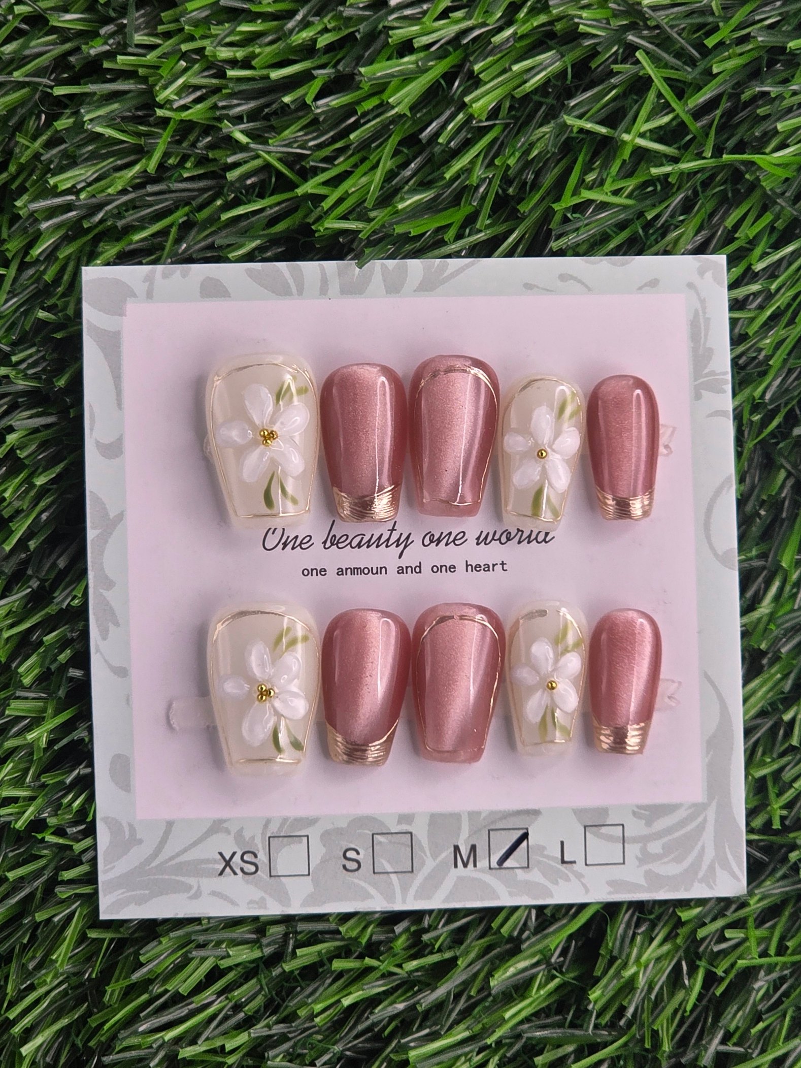 Coffin Press-On Nails - Size S
