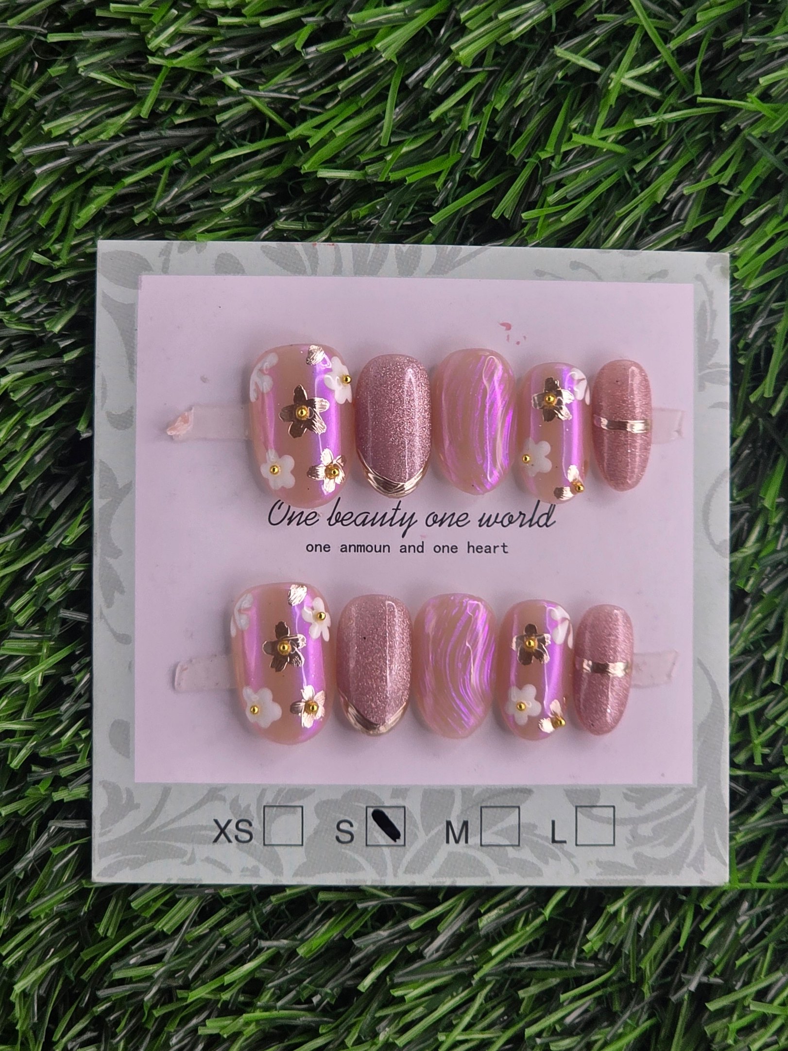 Oval Press-On Nails - Size S