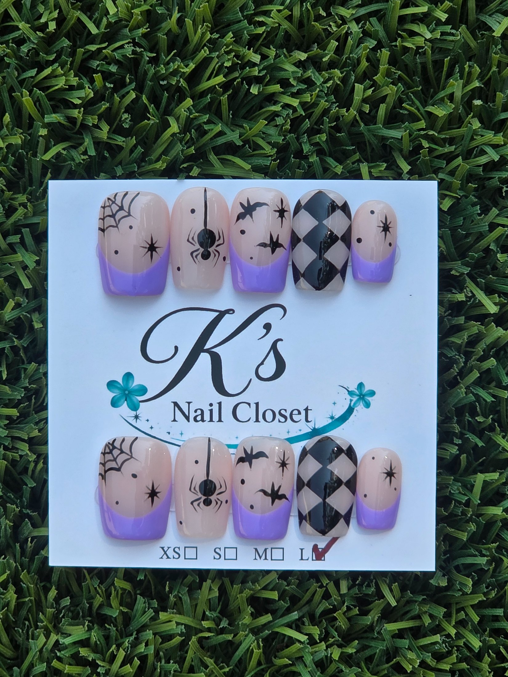 Halloween Press-On Nails - Size L