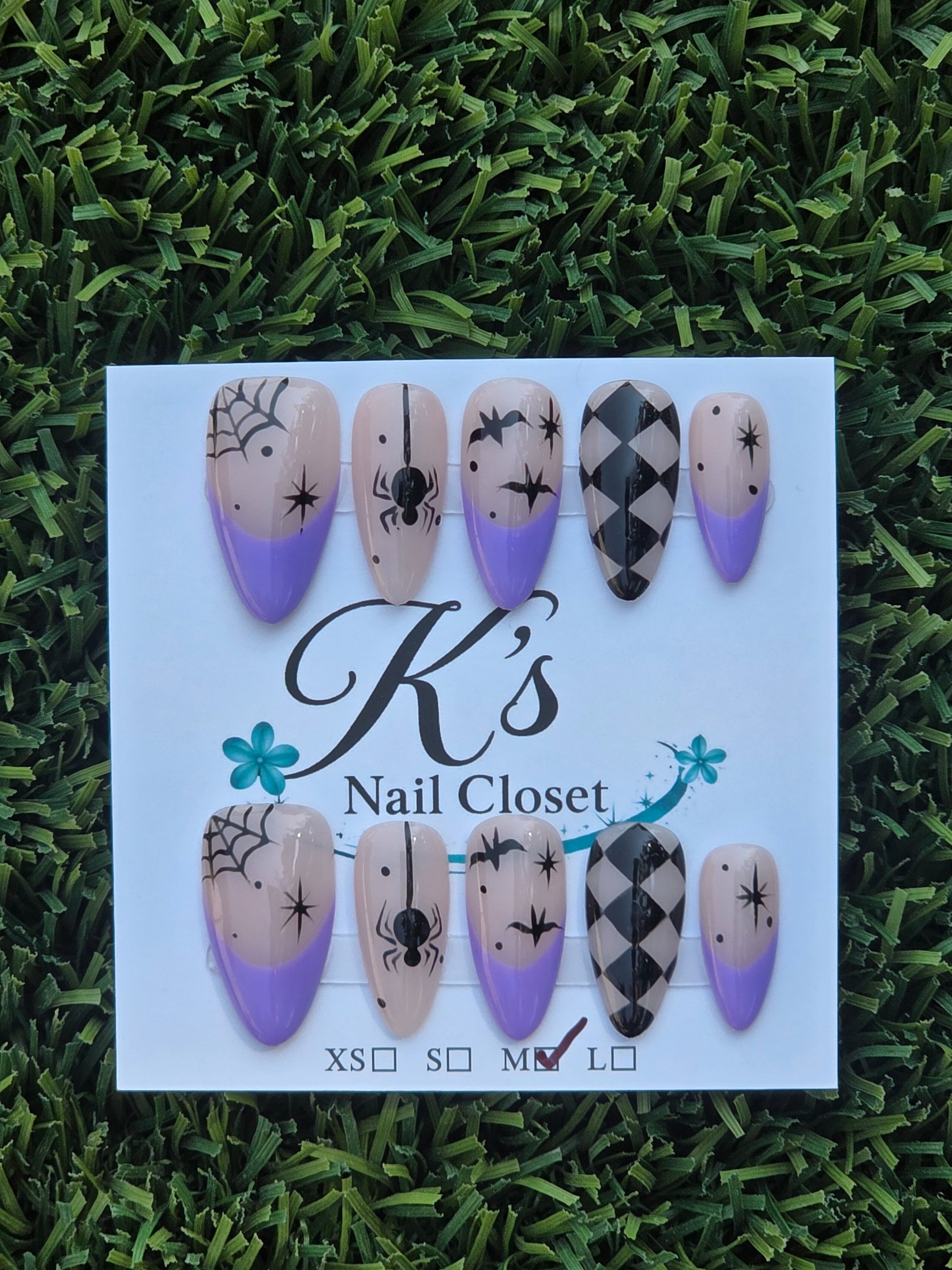 Halloween Press-On Nails - Size M