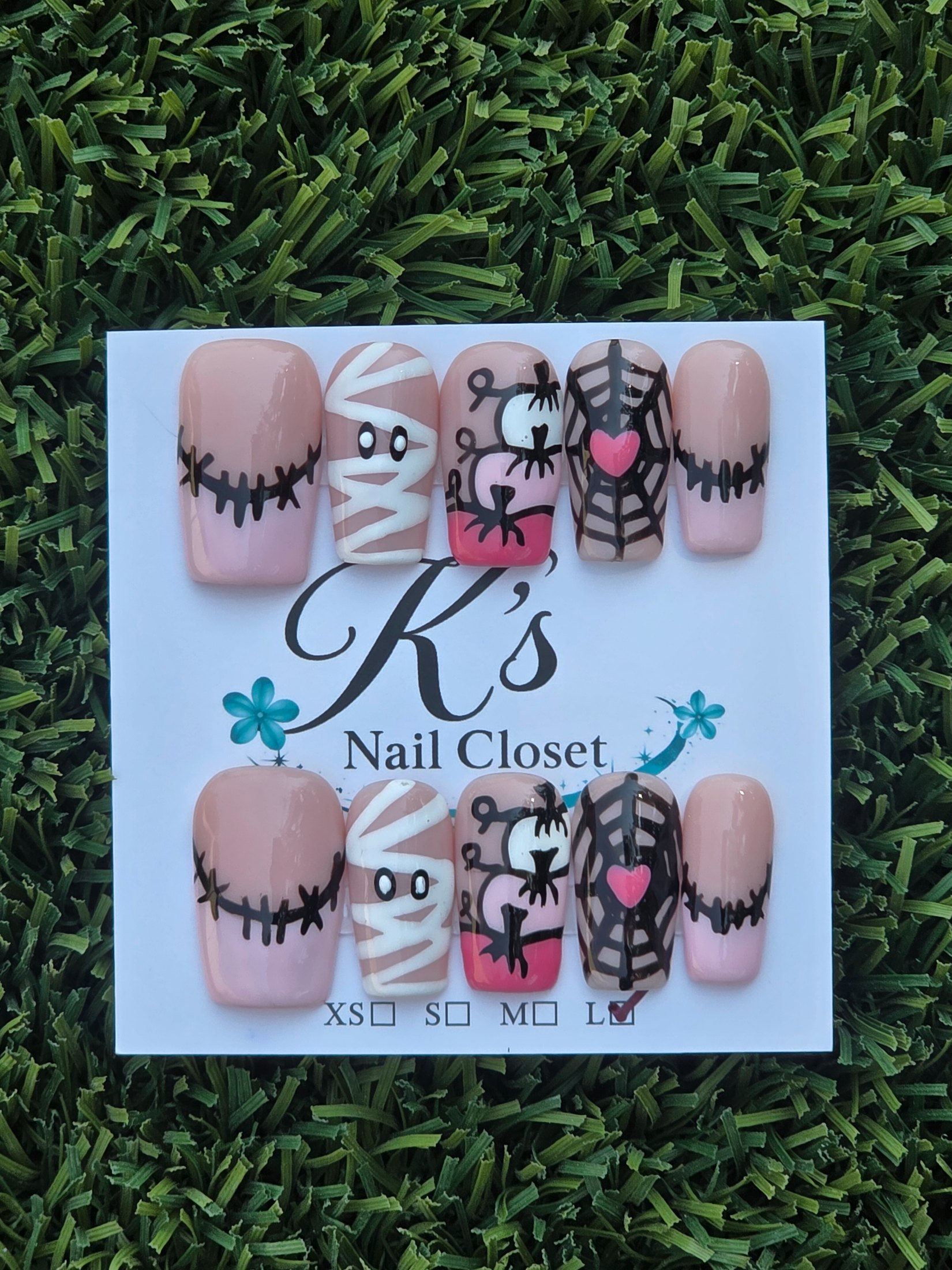 Halloween Press-On Nails - Size L