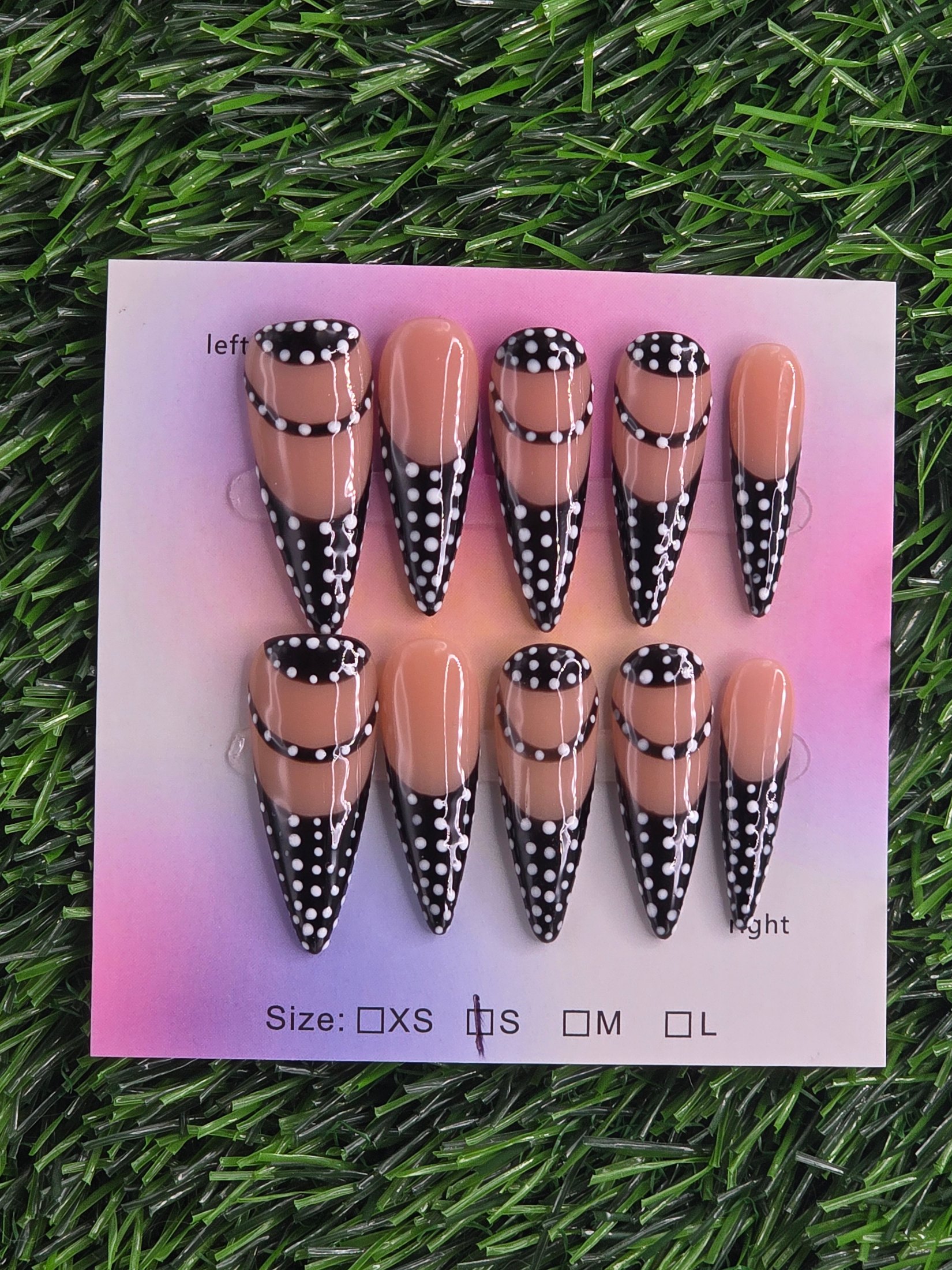 Stiletto Press-On Nails - Size S