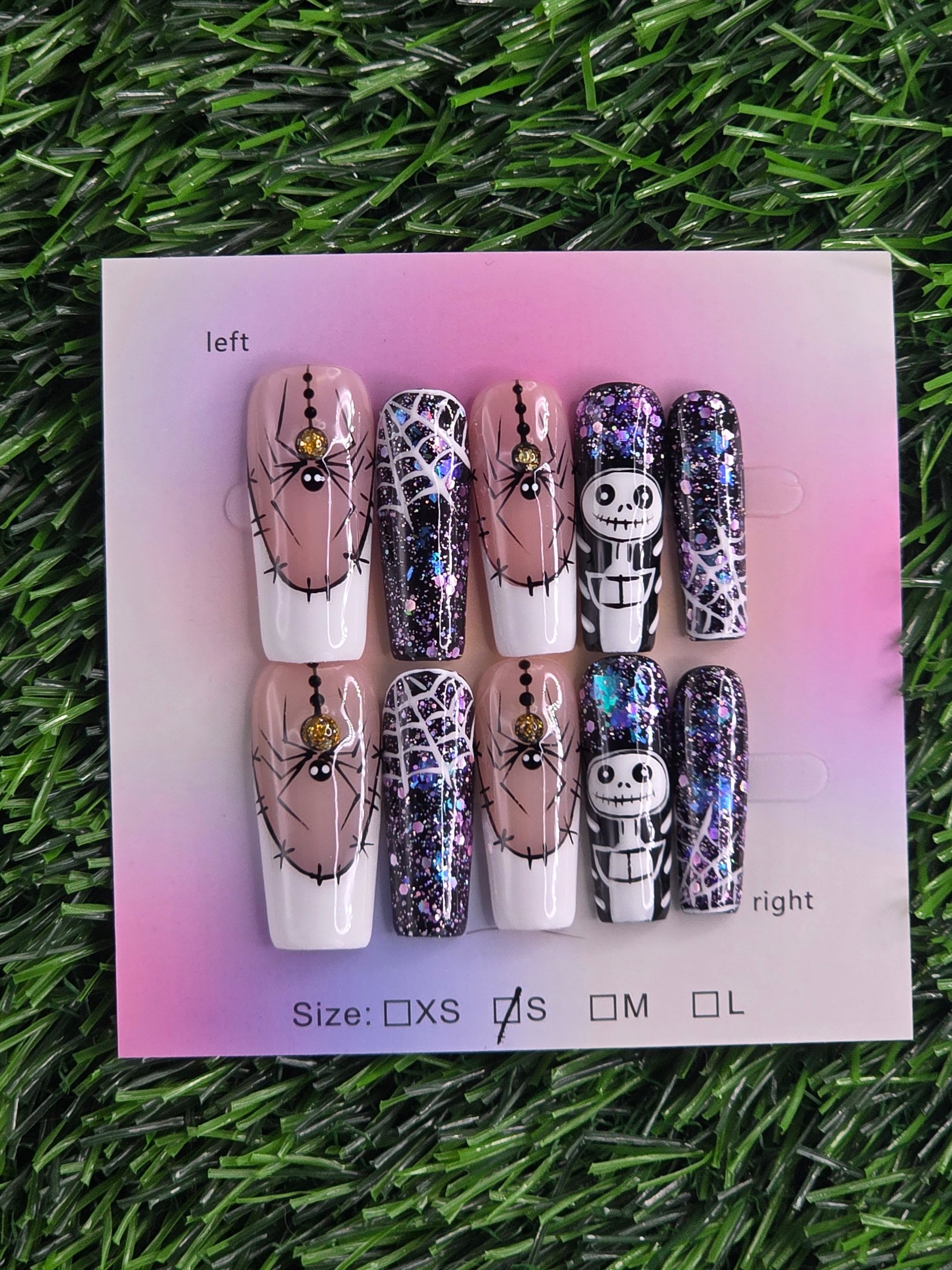 Square Press-On Nails - Size L