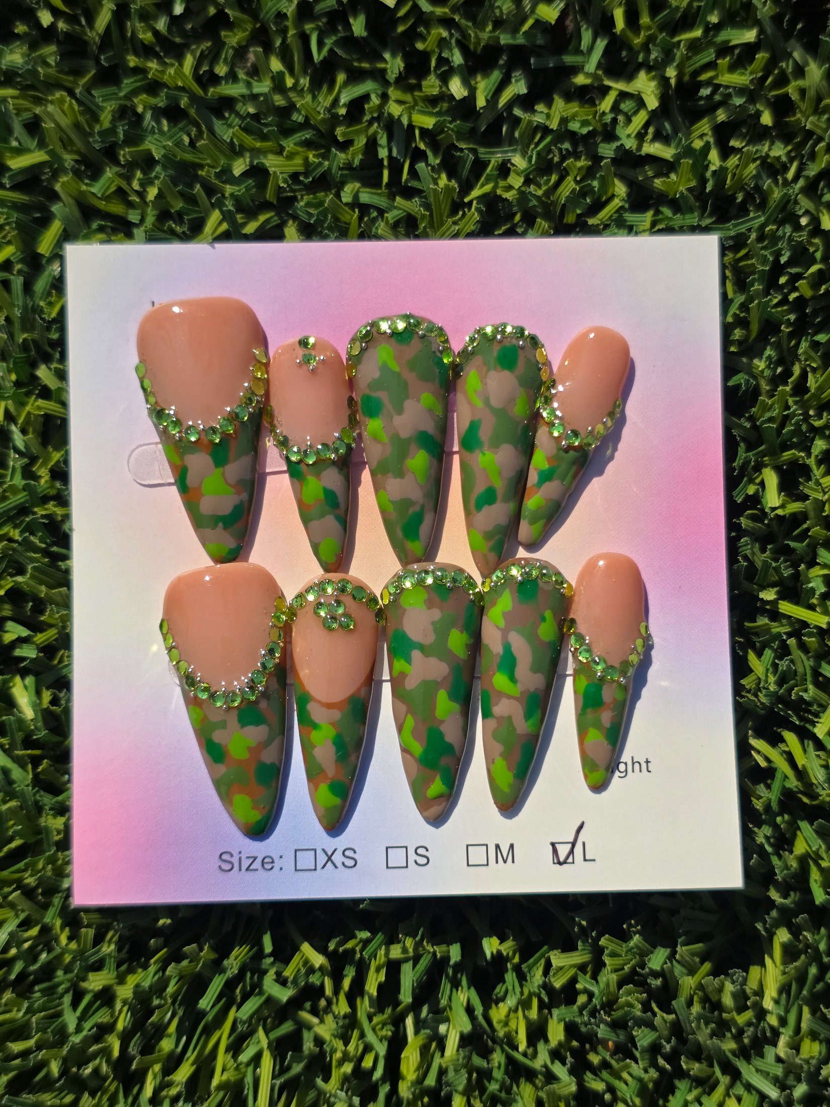 Bidi Press-On Nails - Size L
