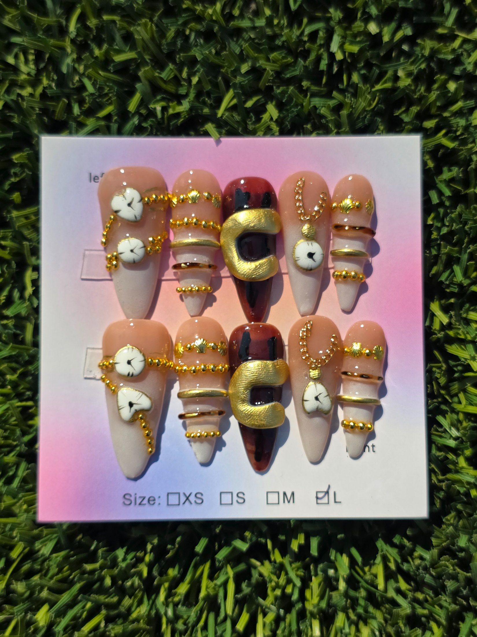 Bidi Press-On Nails - Size L