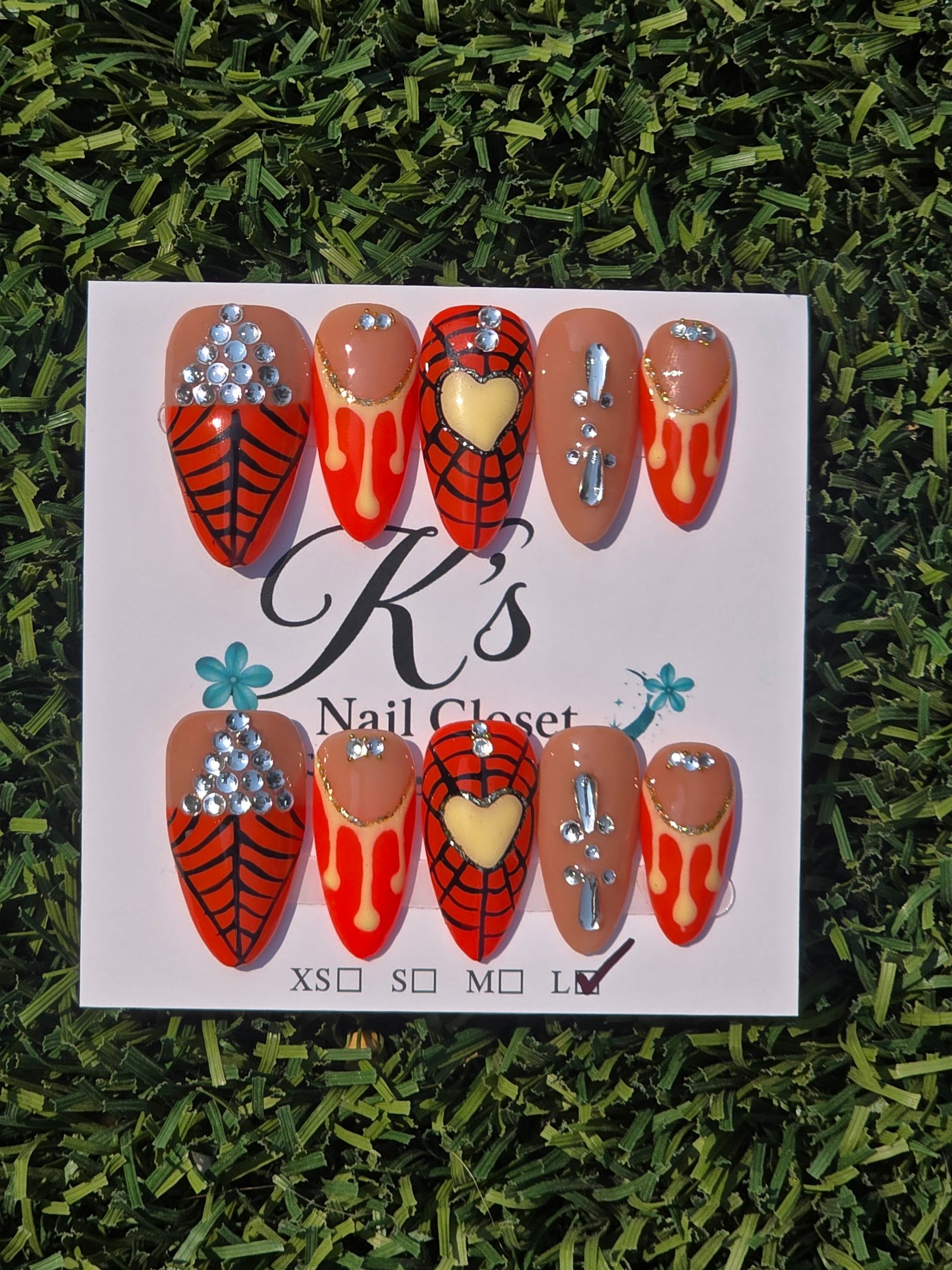 Halloween Press-On Nails - Size L