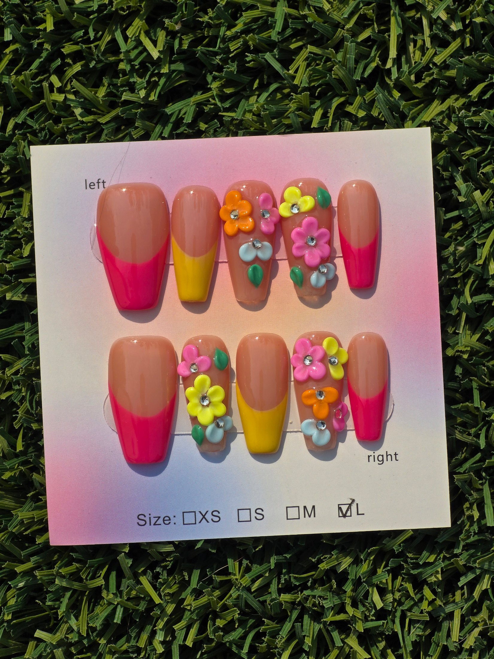 Bidi Press-On Nails - Size L
