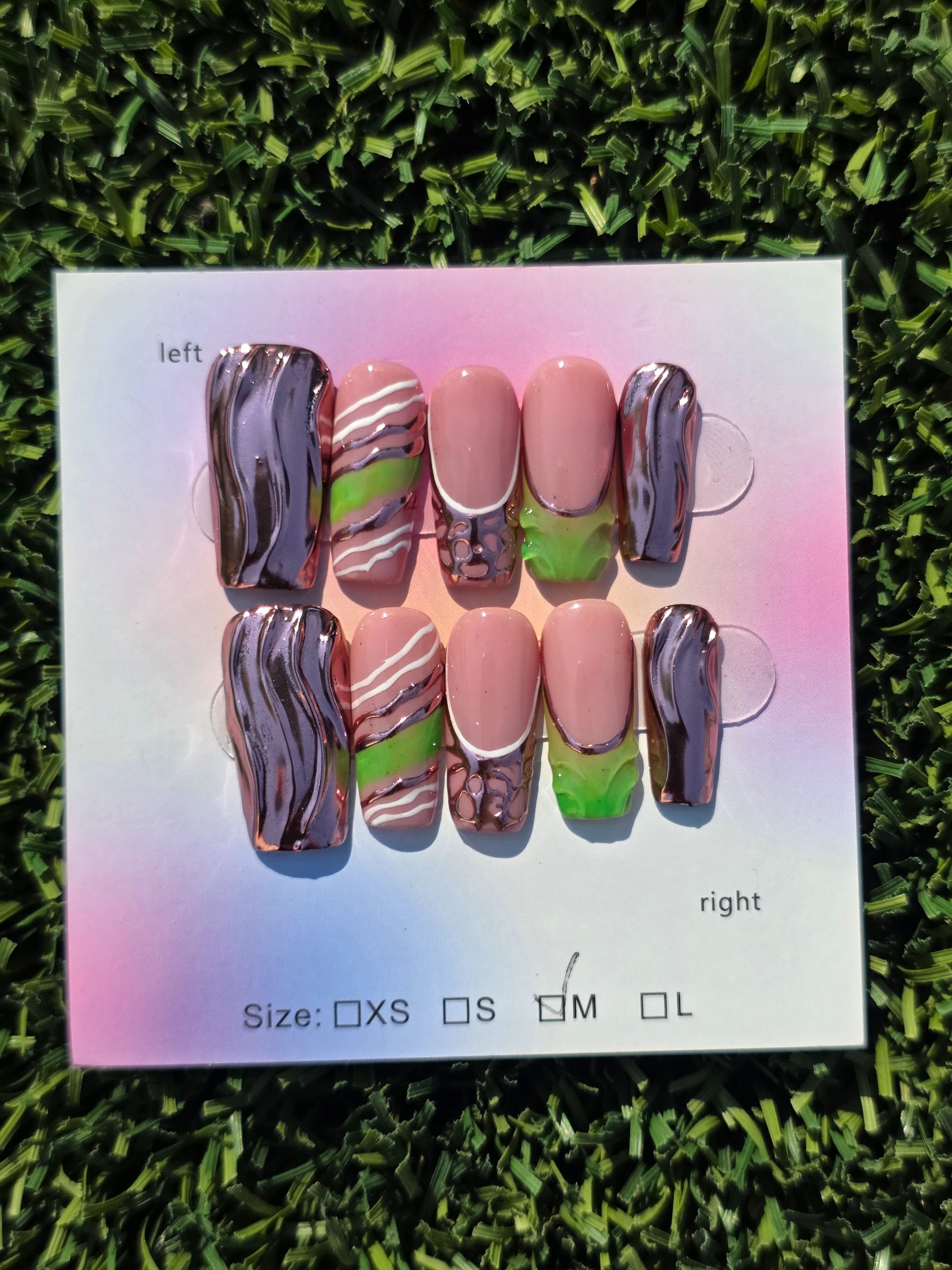 Bidi Press-On Nails - Size M