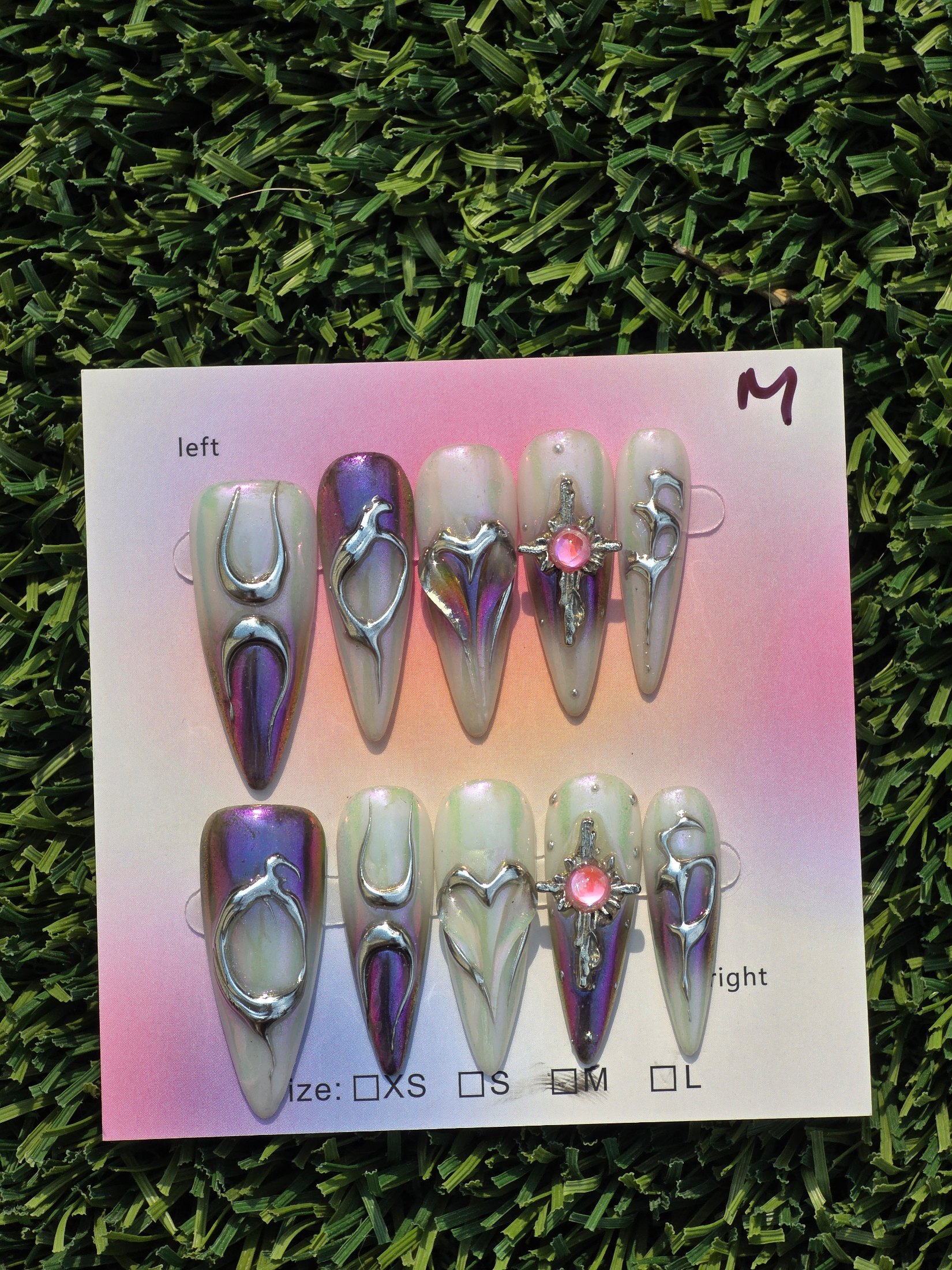 Bidi Press-On Nails - Size M