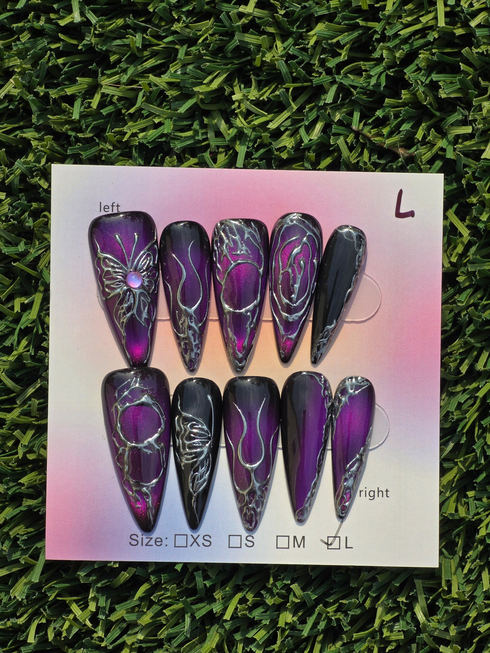 Bidi Press-On Nails - Size L
