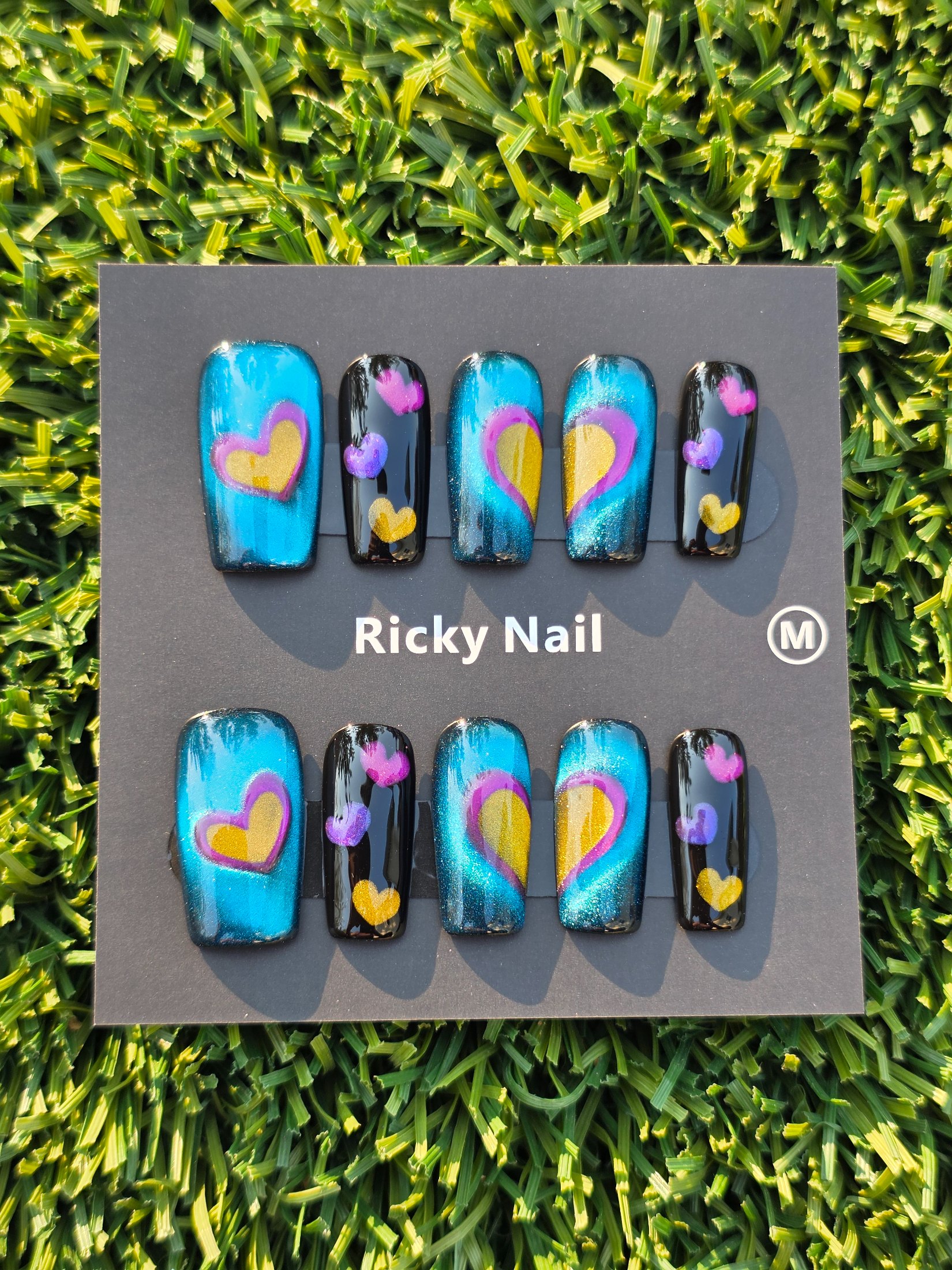 Ricky Press-On Nails - Size M