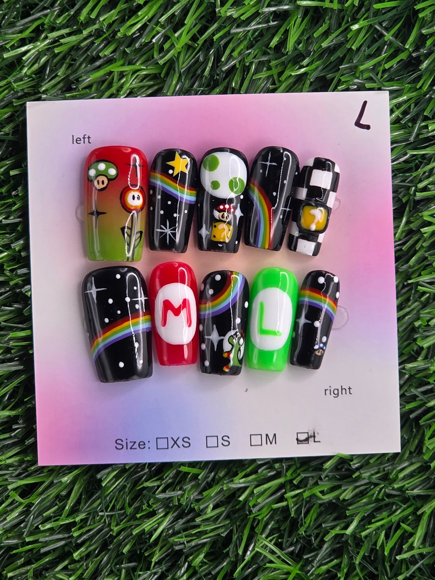 Bidi Press-On Nails - Size L