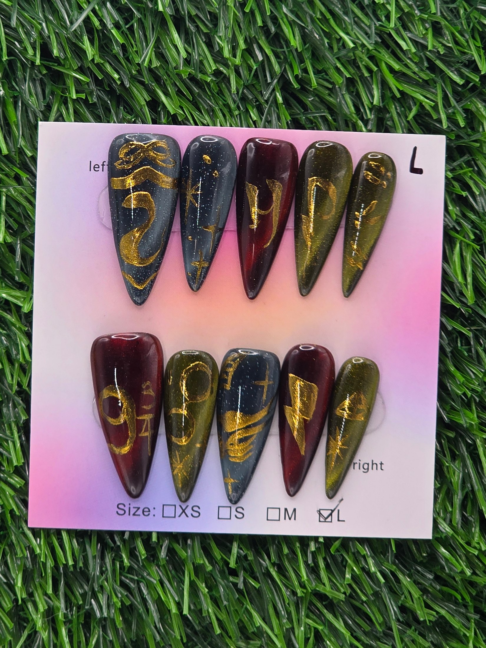 Bidi Press-On Nails - Size L