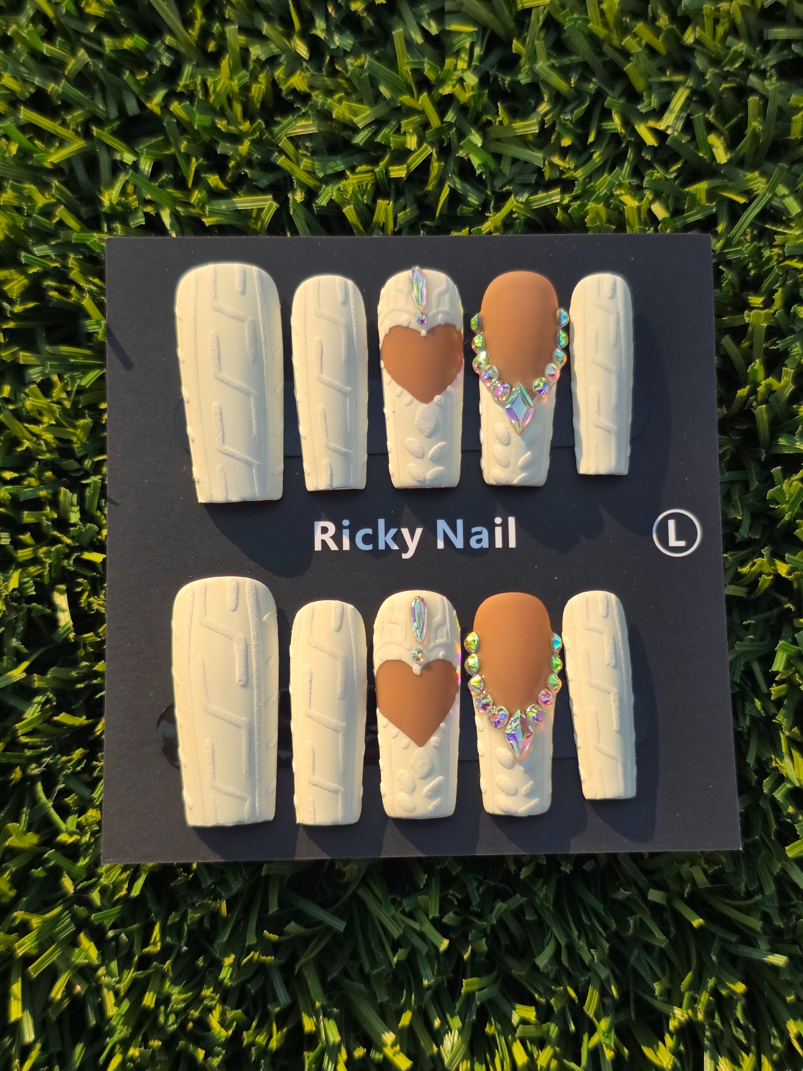 Ricky Press-On Nails - Size L