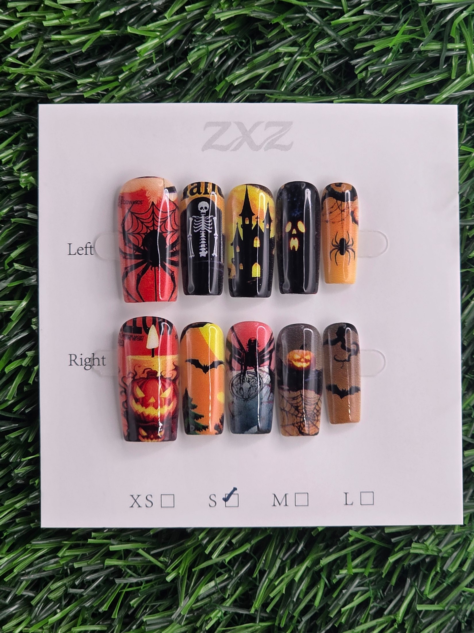 Halloween Press-On Nails - Size S