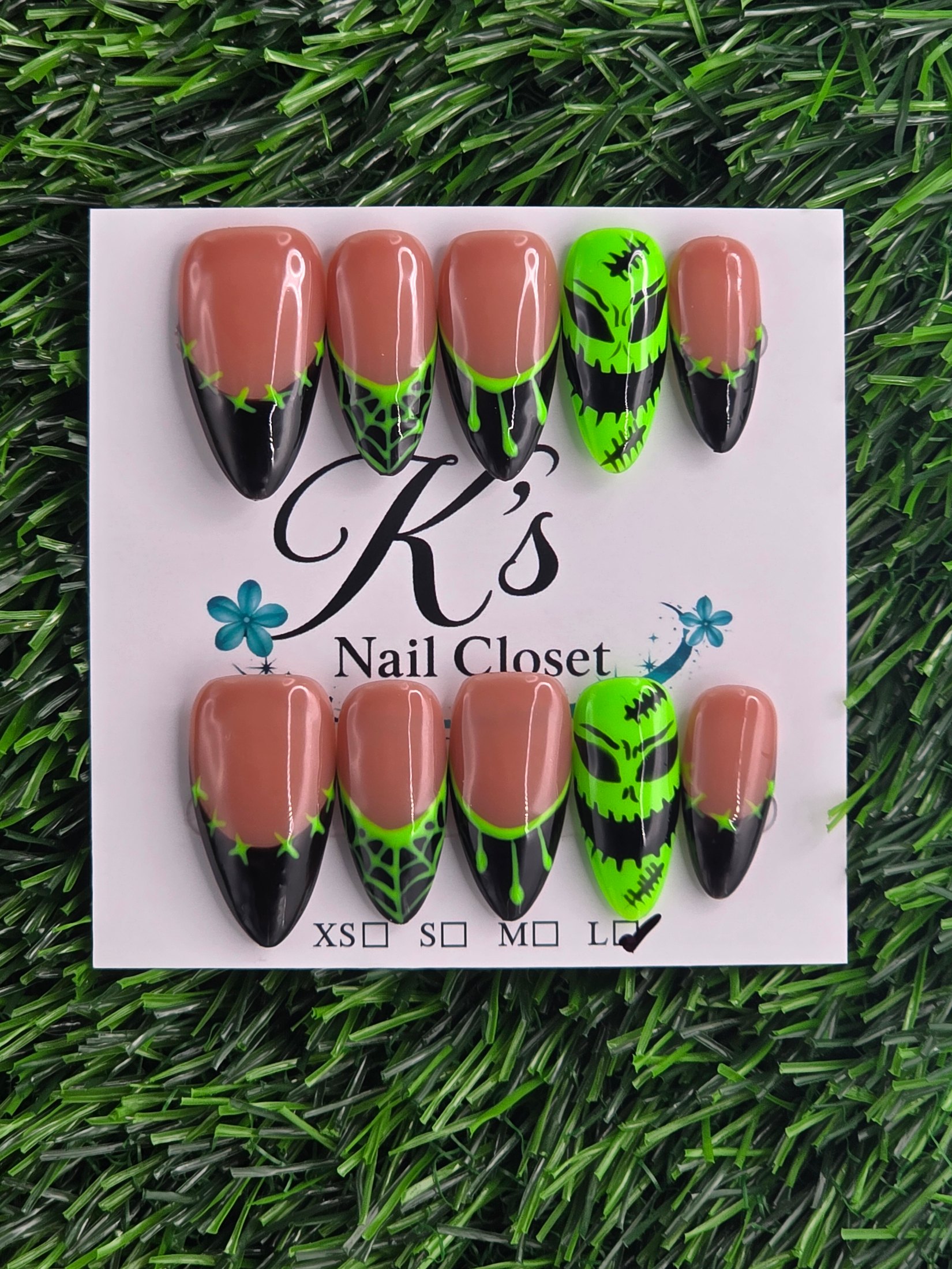Halloween Press-On Nails - Size L