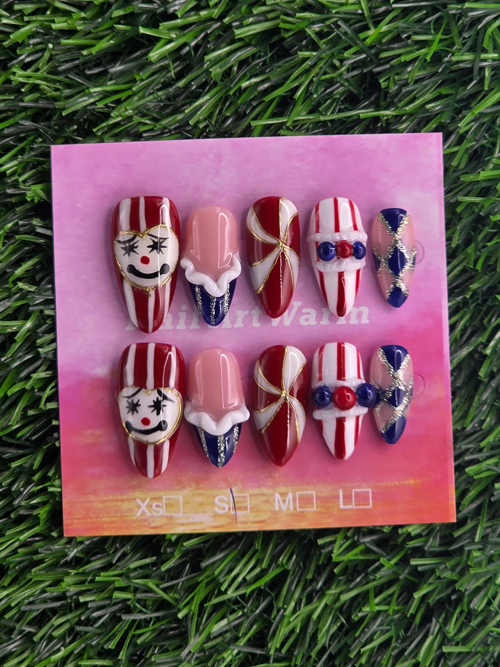 Halloween Press-On Nails - Size S