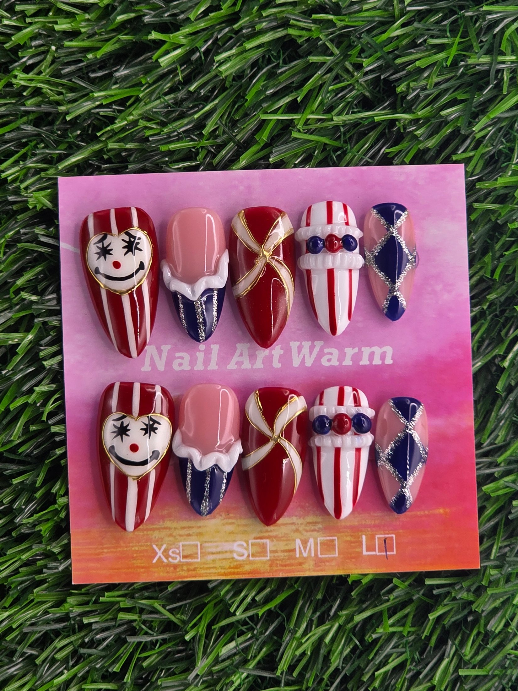 Halloween Press-On Nails - Size L
