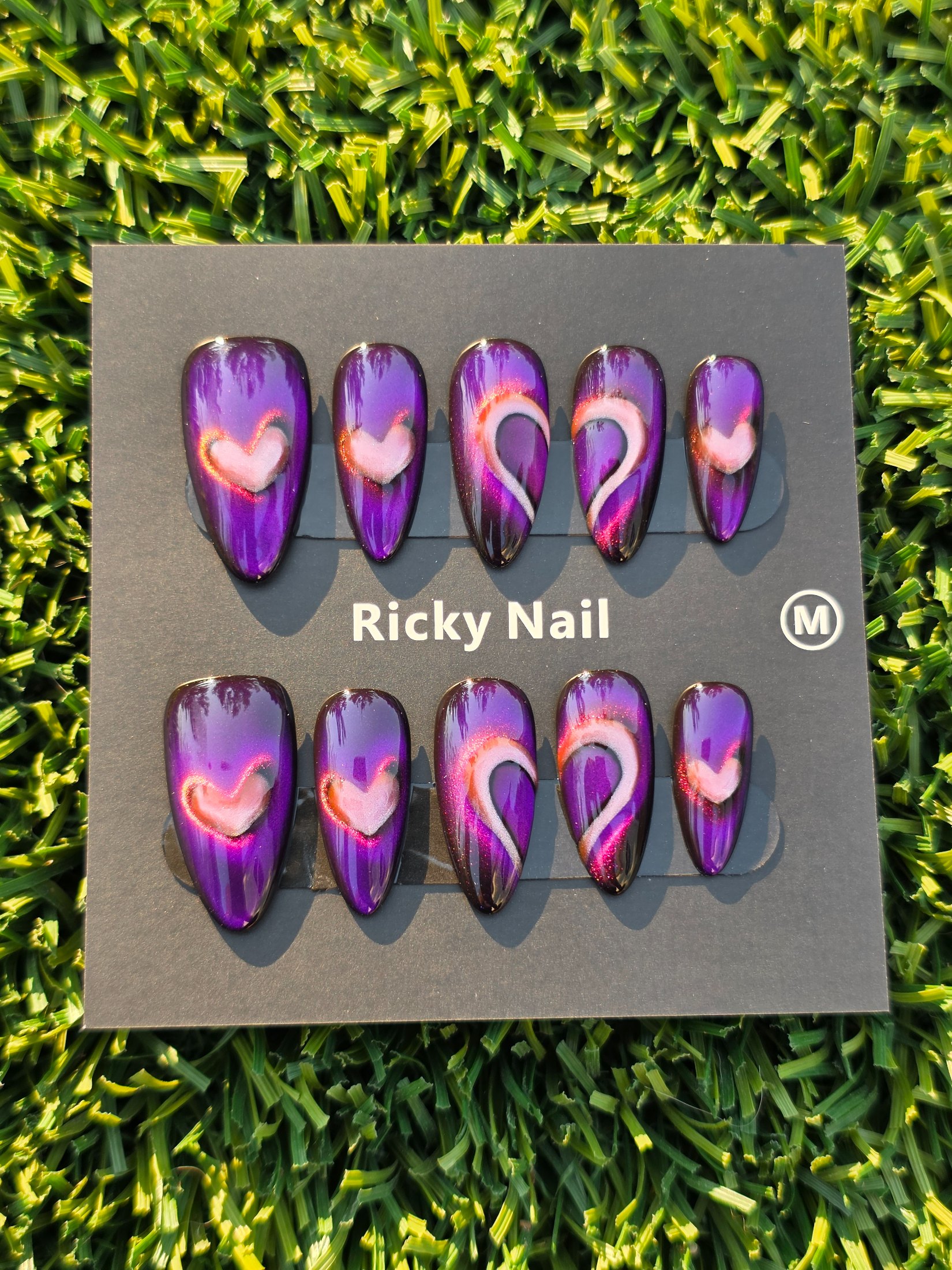 Ricky Press-On Nails - Size M