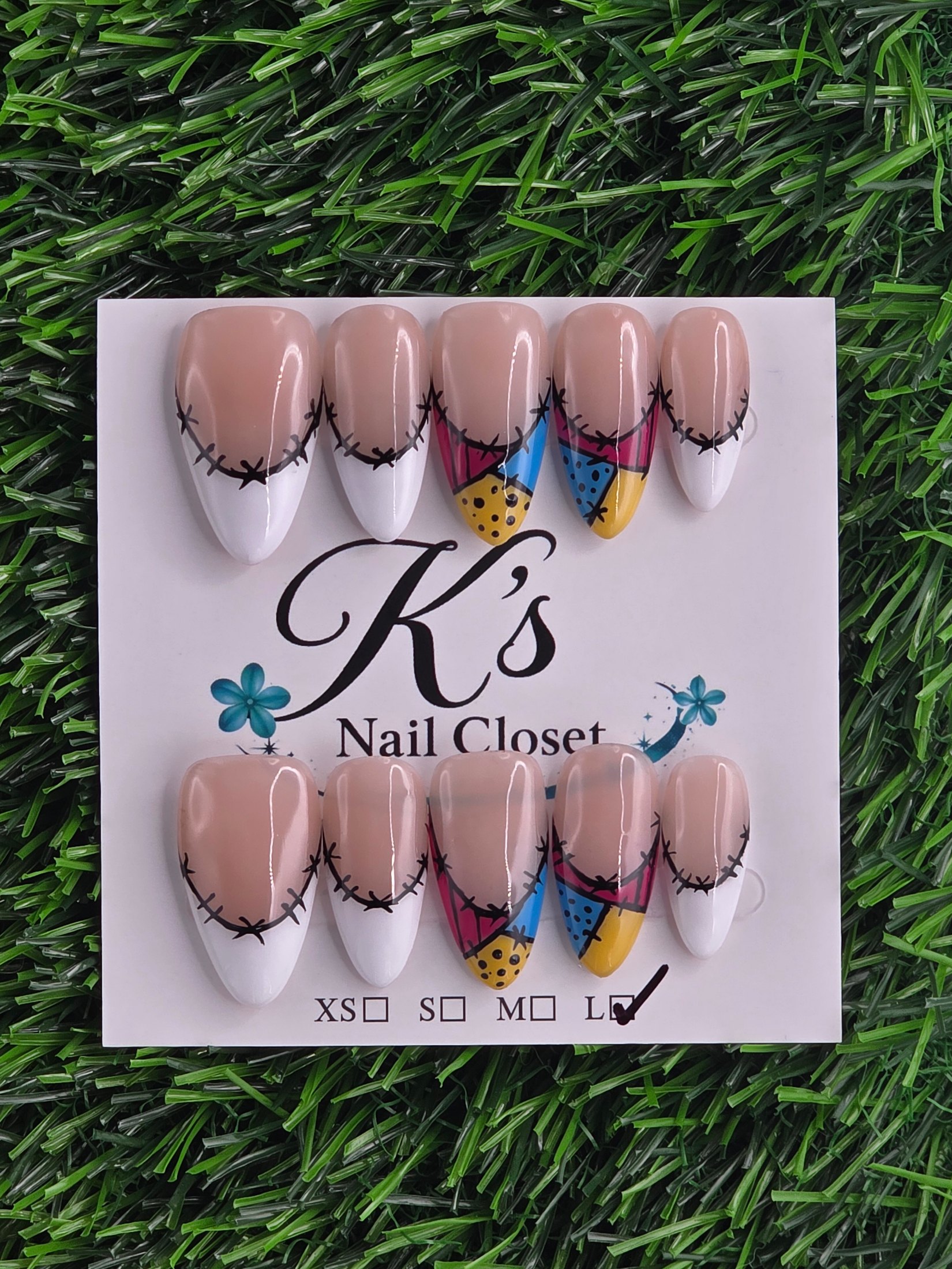 Halloween Press-On Nails - Size L