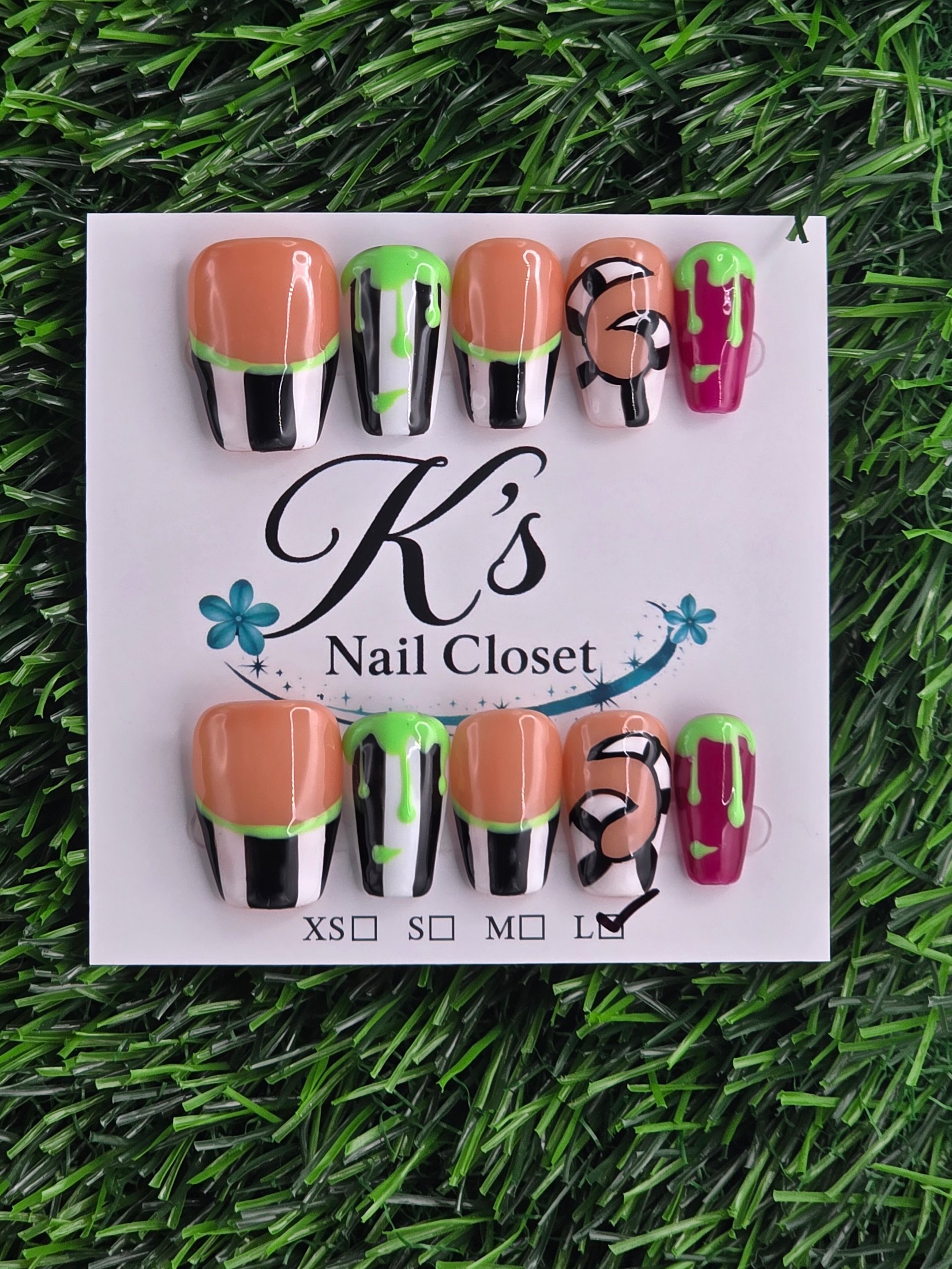 Halloween Press-On Nails - Size L