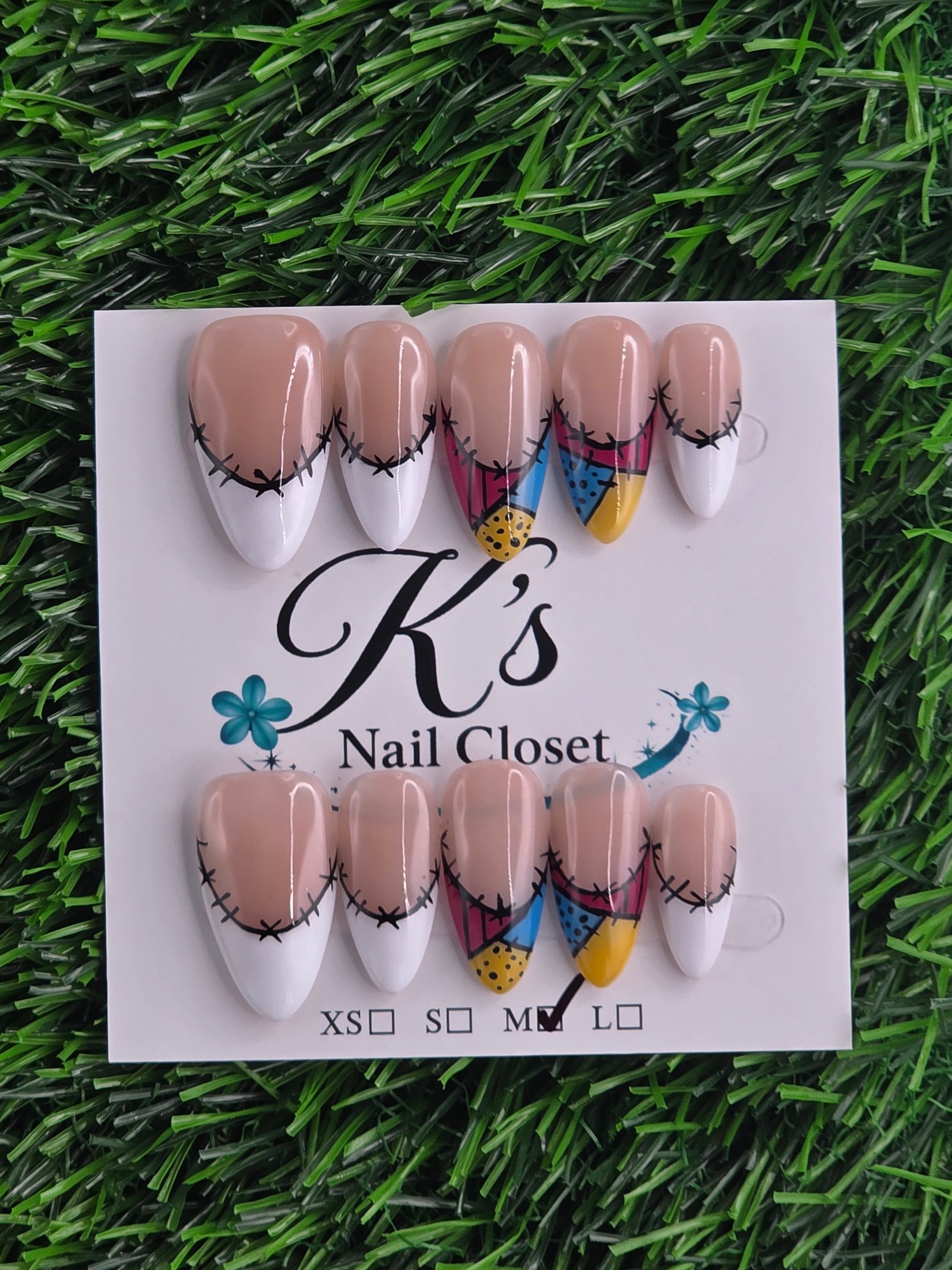 Halloween Press-On Nails - Size M
