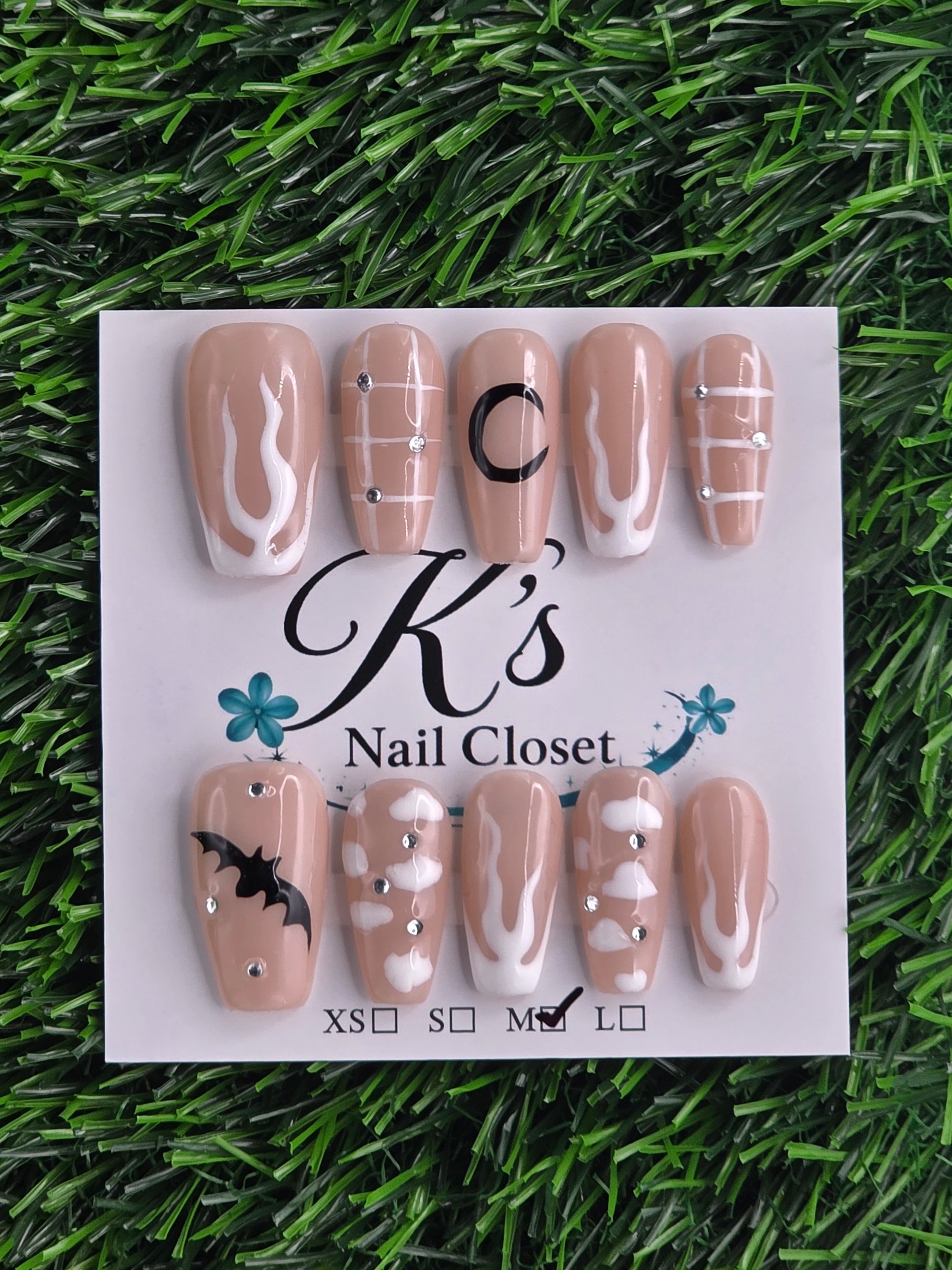 Halloween Press-On Nails - Size M
