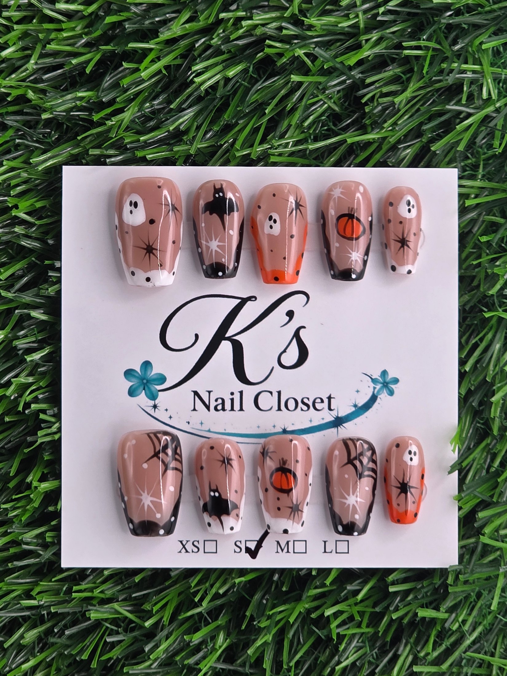 Halloween Press-On Nails - Size S