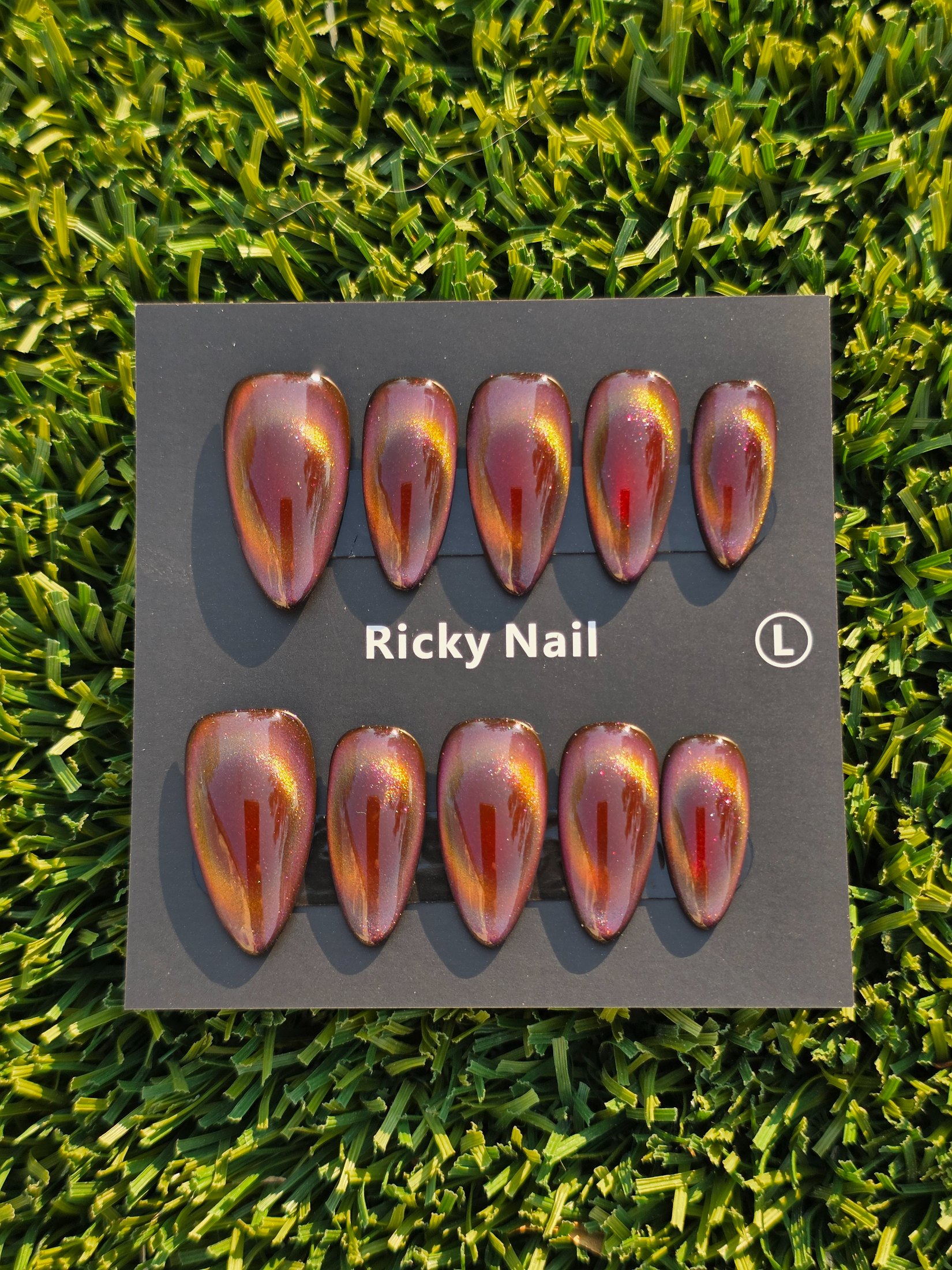 Ricky Press-On Nails - Size L