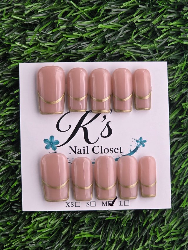 Nude w/ Gold Line Frenchie