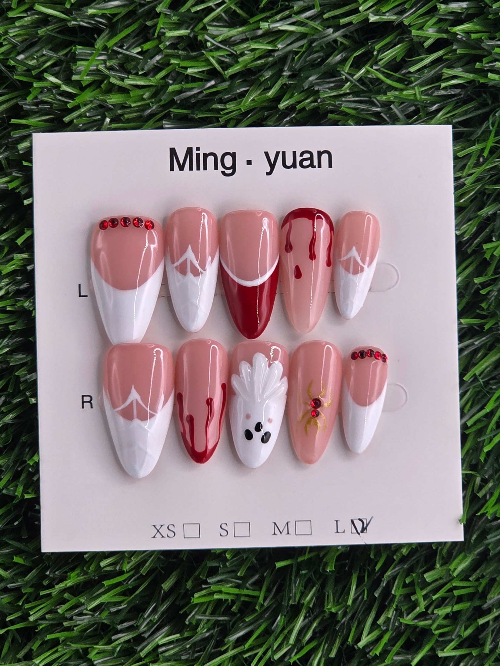 Halloween Press-On Nails - Size L
