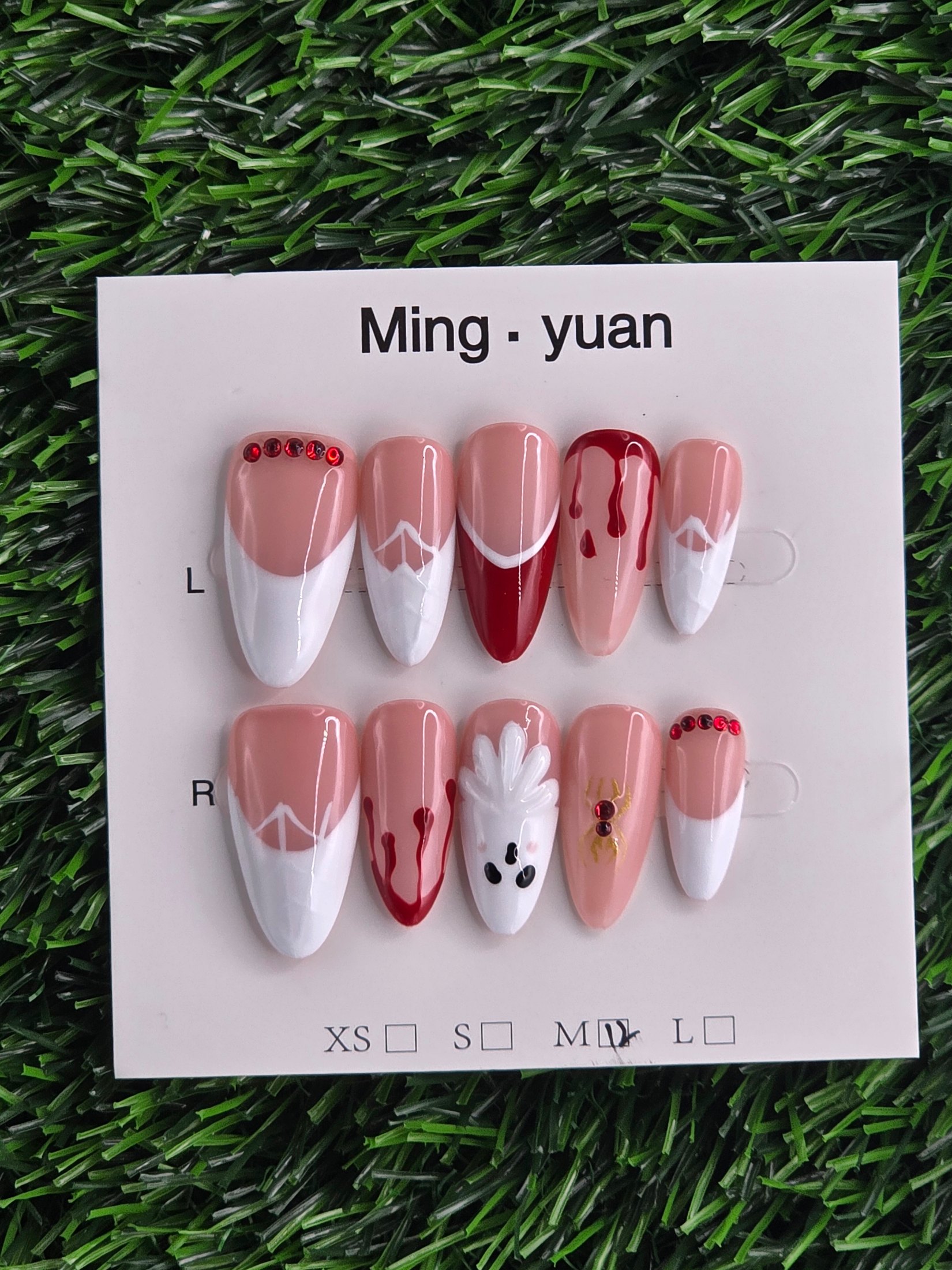 Halloween Press-On Nails - Size M