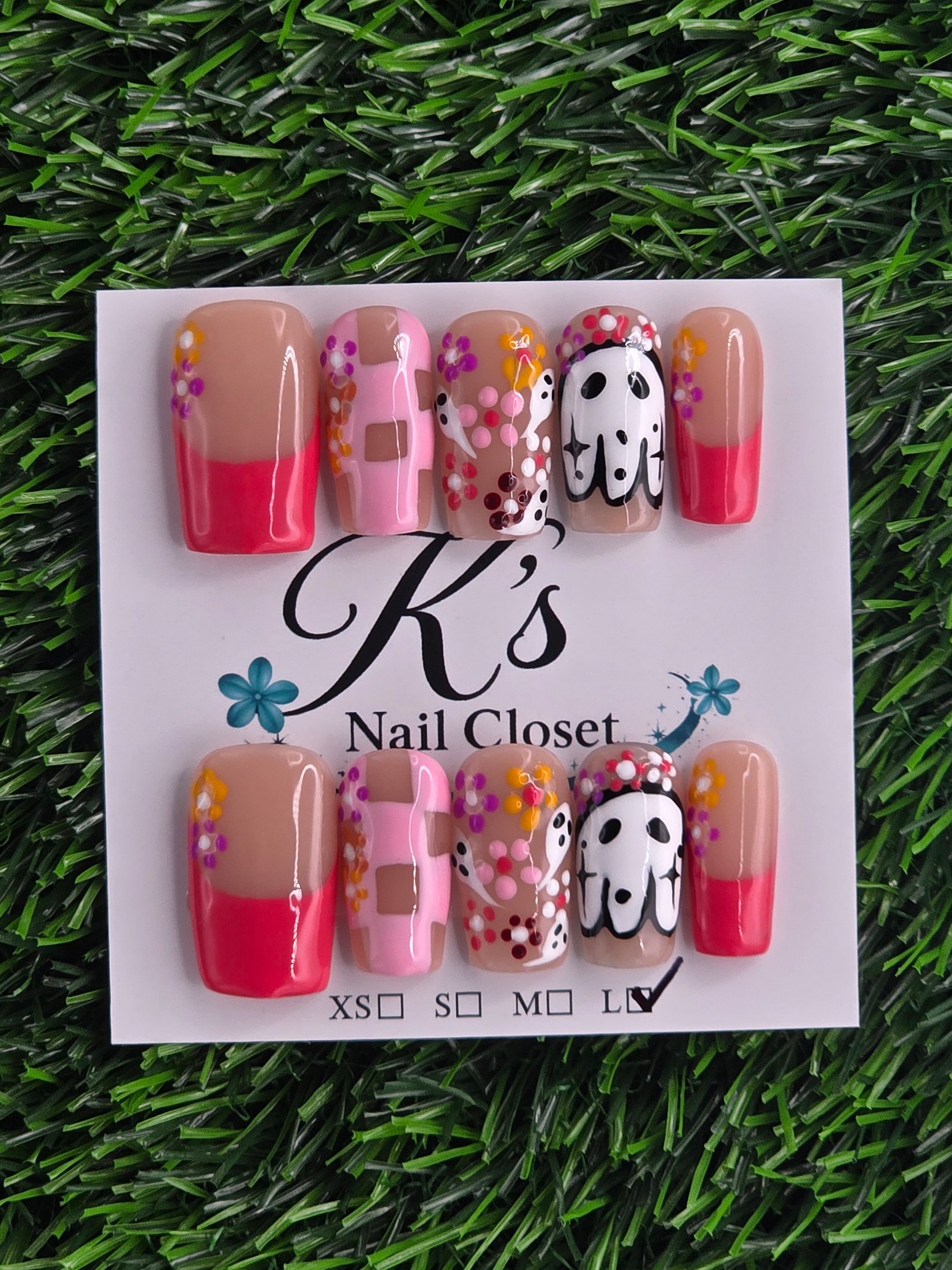 Halloween Press-On Nails - Size L