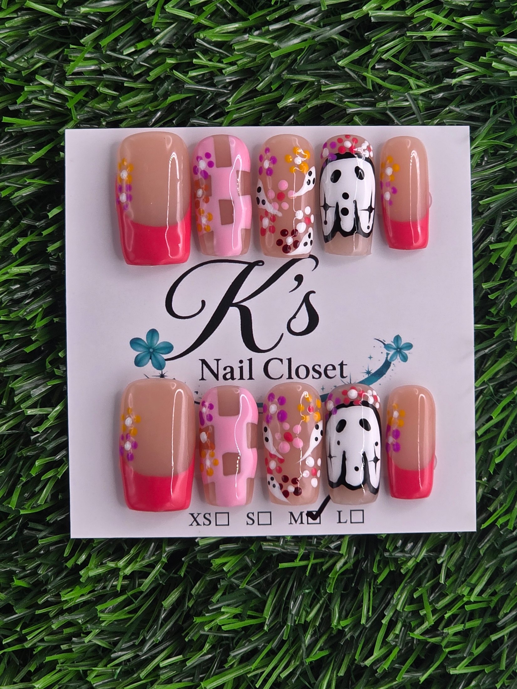 Halloween Press-On Nails - Size M